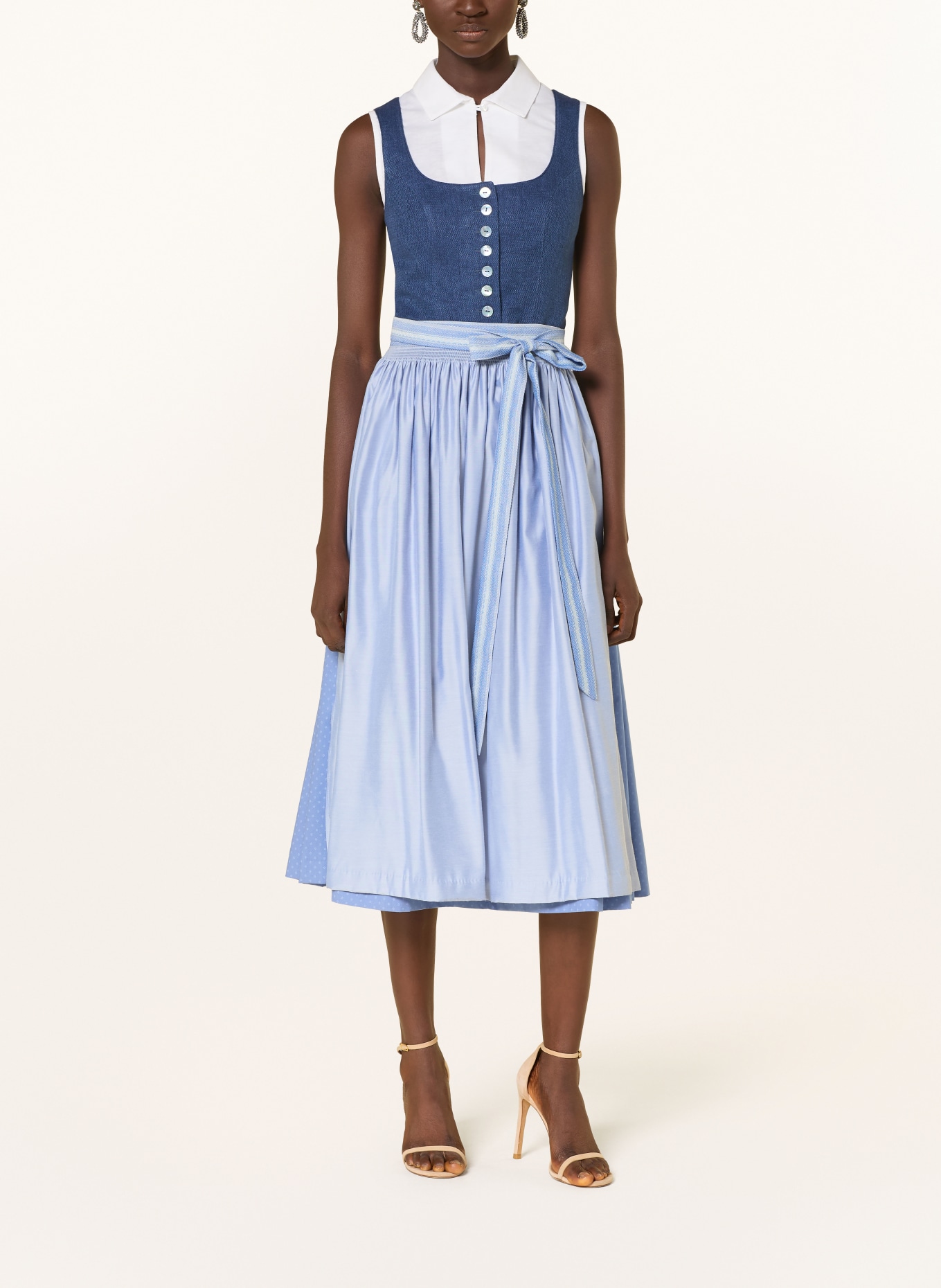 BERWIN & WOLFF Dirndlbluse: WEISS