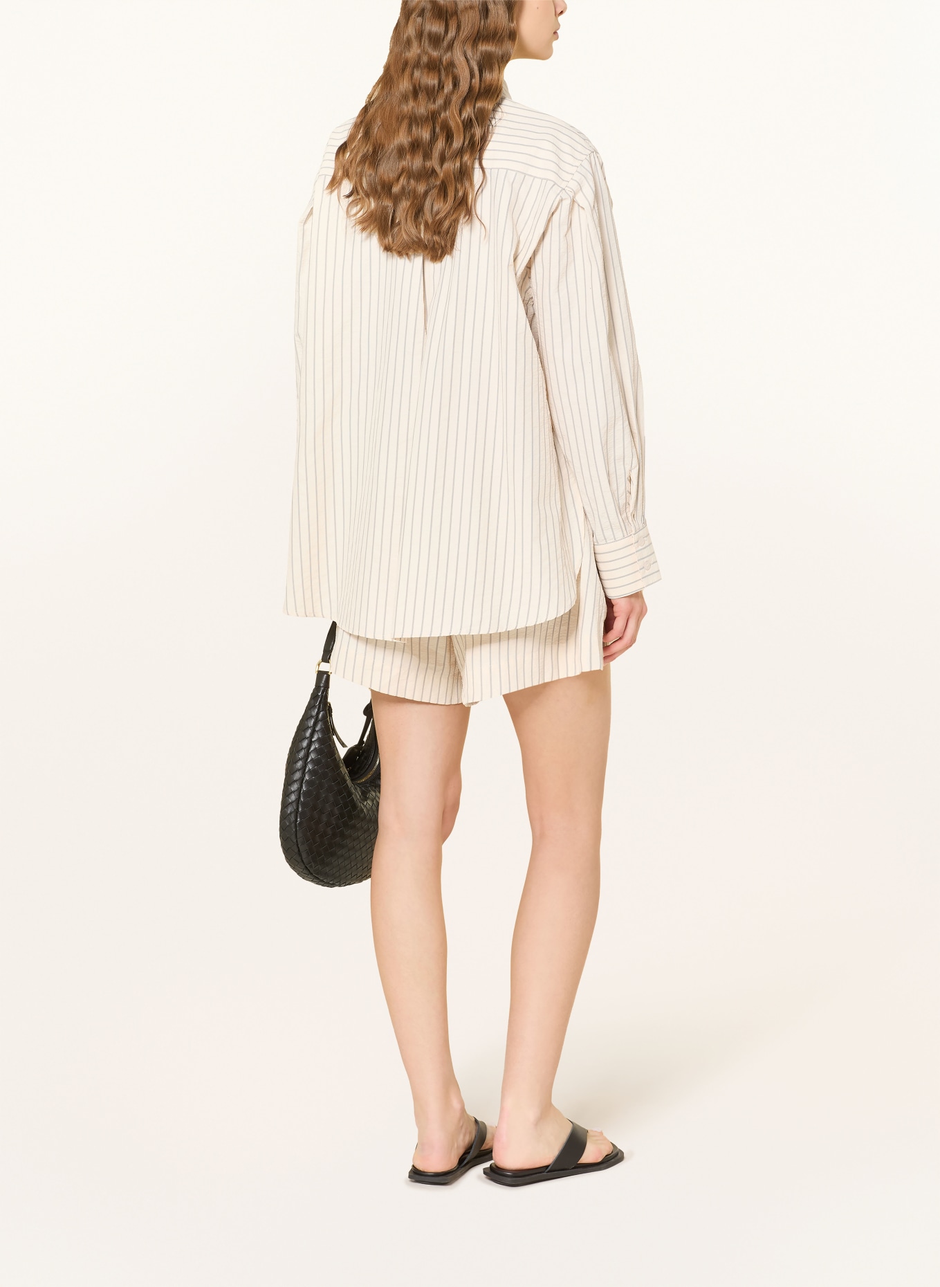 Stylein Chemise JANSELL: CRÈME / GRIS FONCÉ