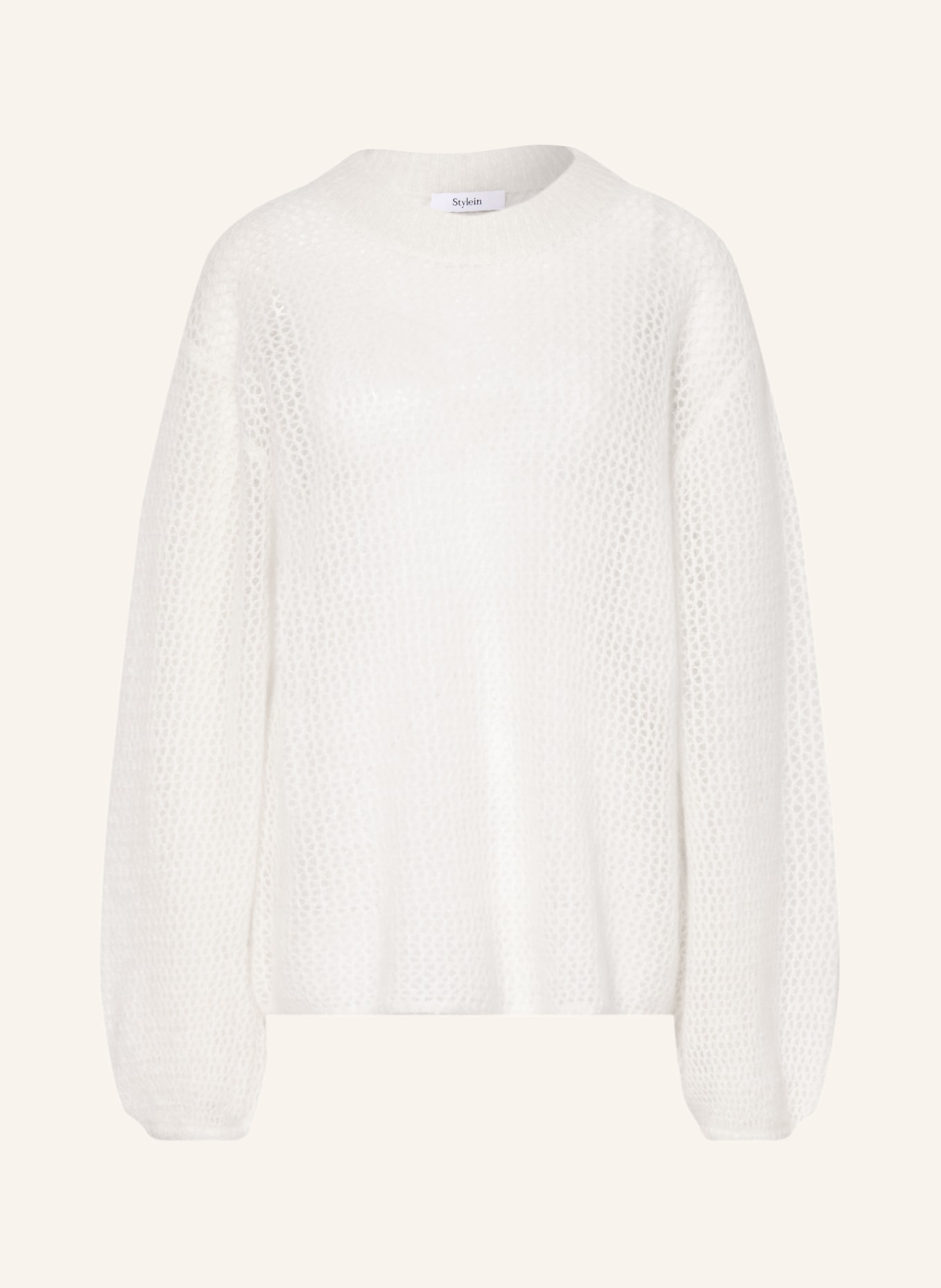 Stylein Sweter z moheru NELLA: KREMOWY