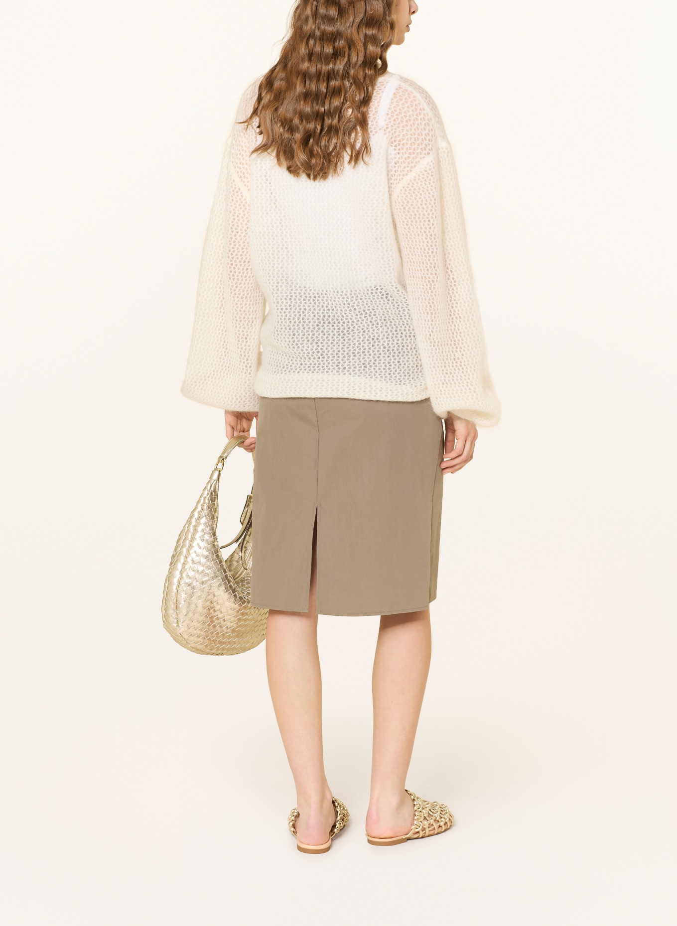 Stylein Sweter z moheru NELLA: KREMOWY