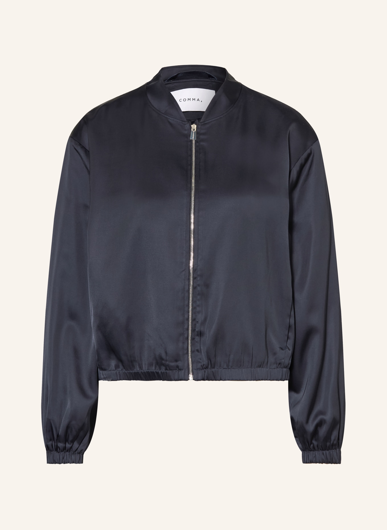 comma Satinblouson: DUNKELBLAU
