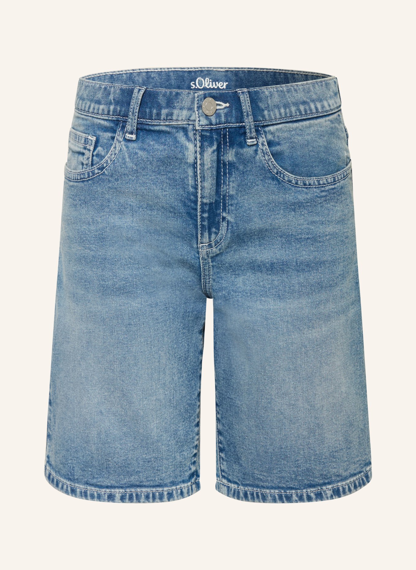s.Oliver RED Jeans-Bermudas: HELLBLAU