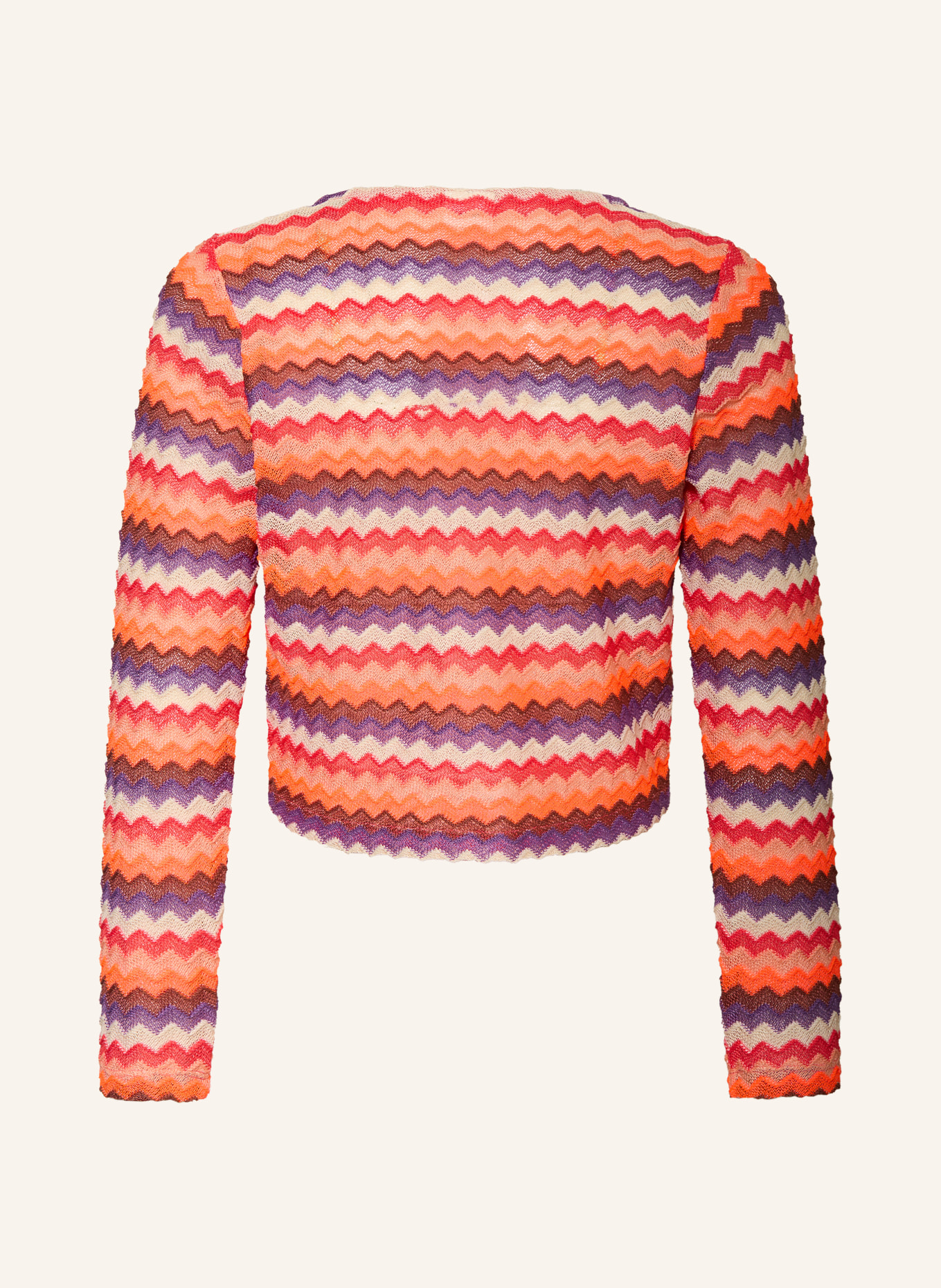 s.Oliver RED Strickhülle: NEONORANGE / ECRU / LILA