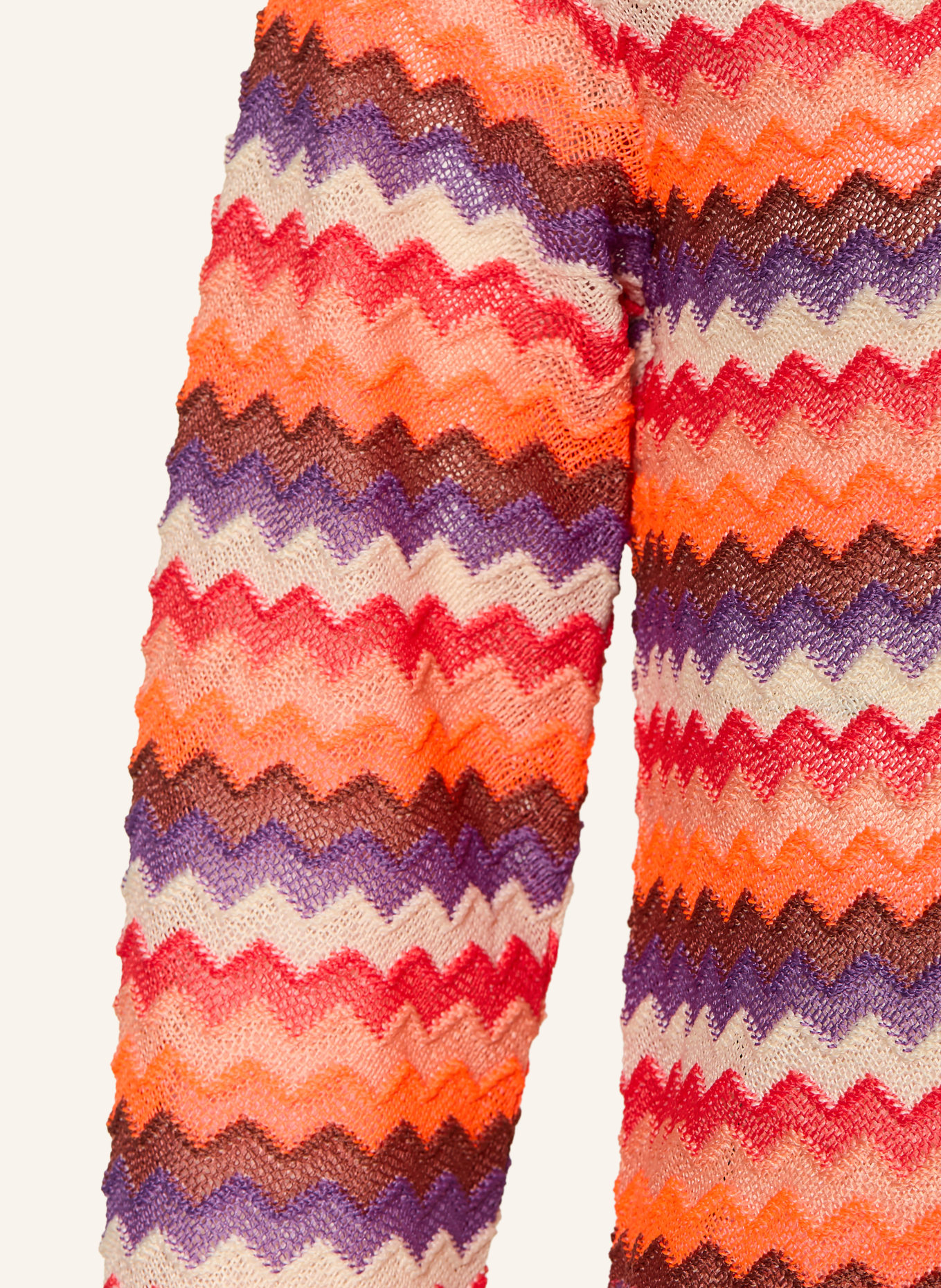 s.Oliver RED Strickhülle: NEONORANGE / ECRU / LILA