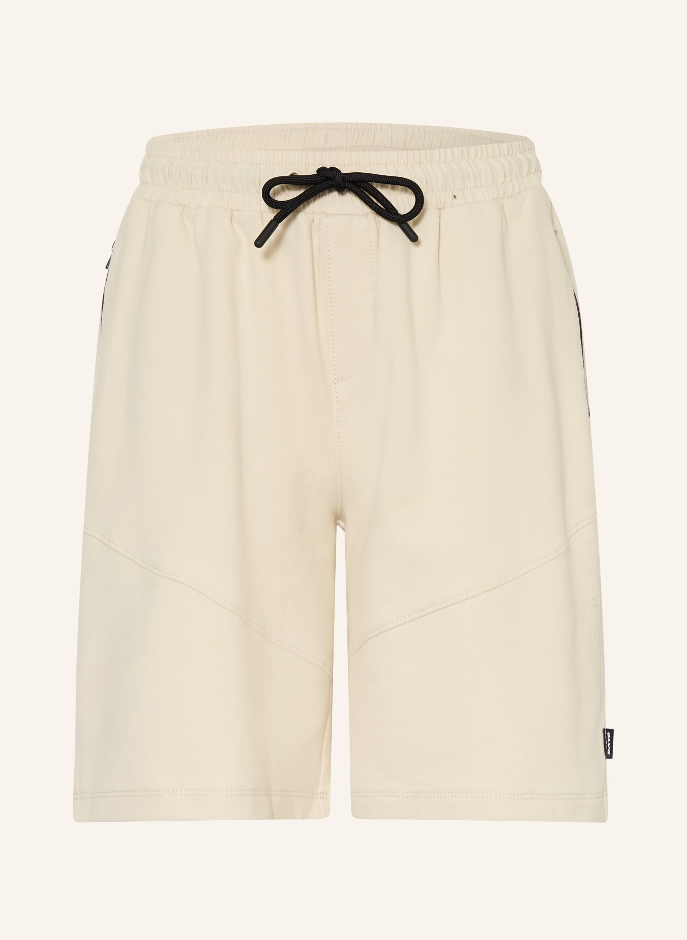 s.Oliver RED Sweatshorts: ECRU / SCHWARZ