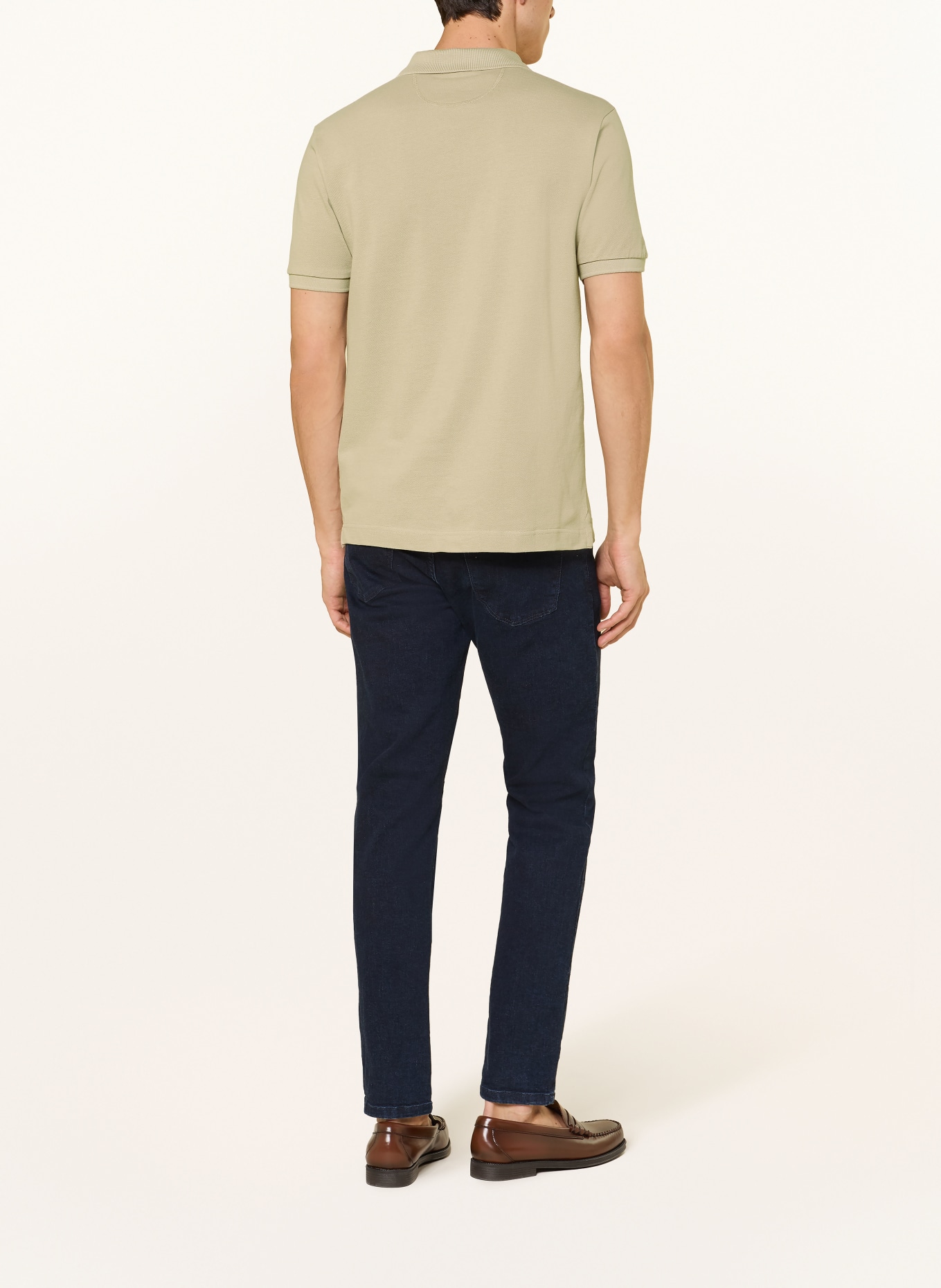 LA MARTINA Piqué-Poloshirt Regular Fit: BEIGE