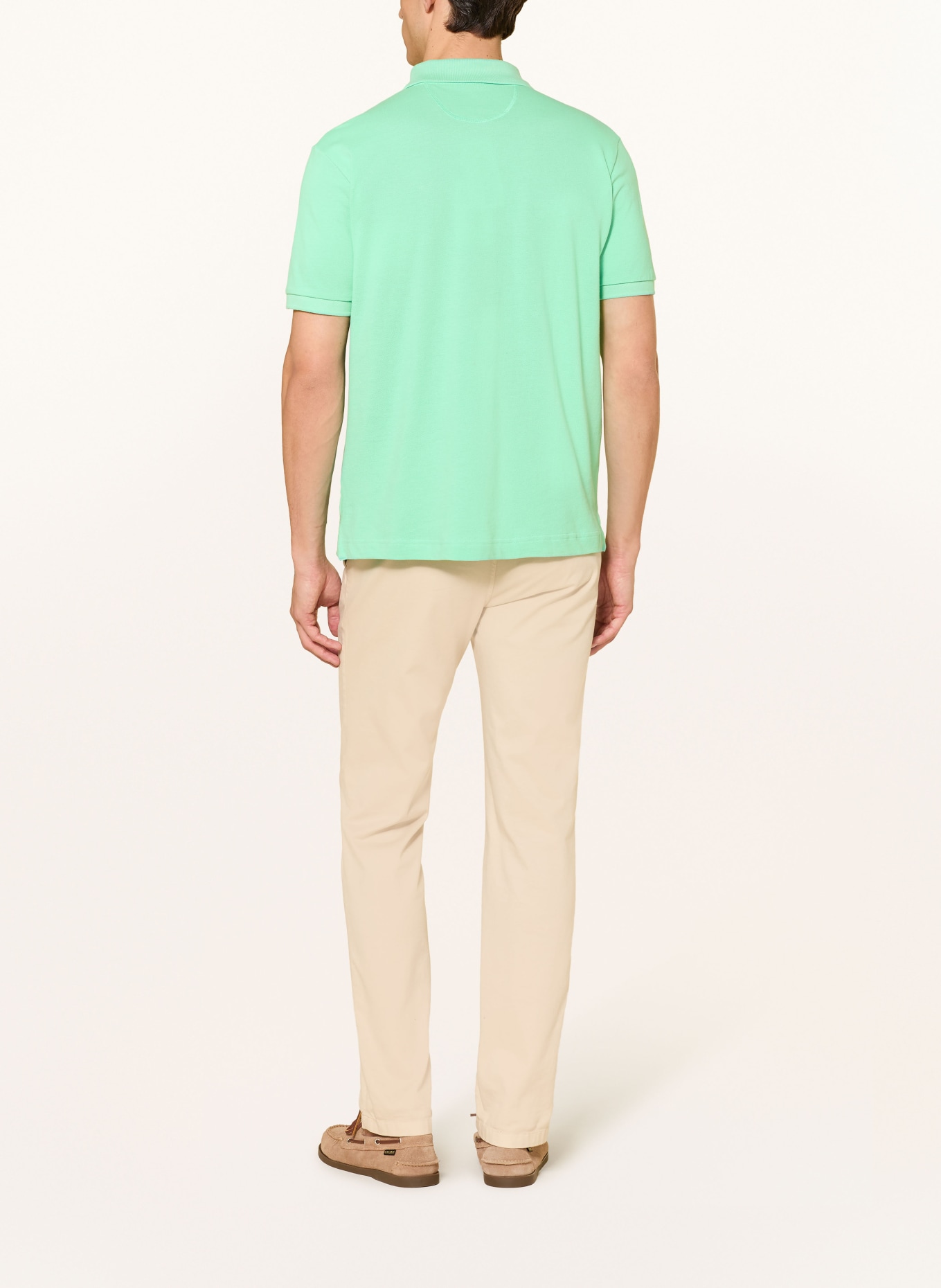 LA MARTINA Piqué polo shirt regular fit: GREEN