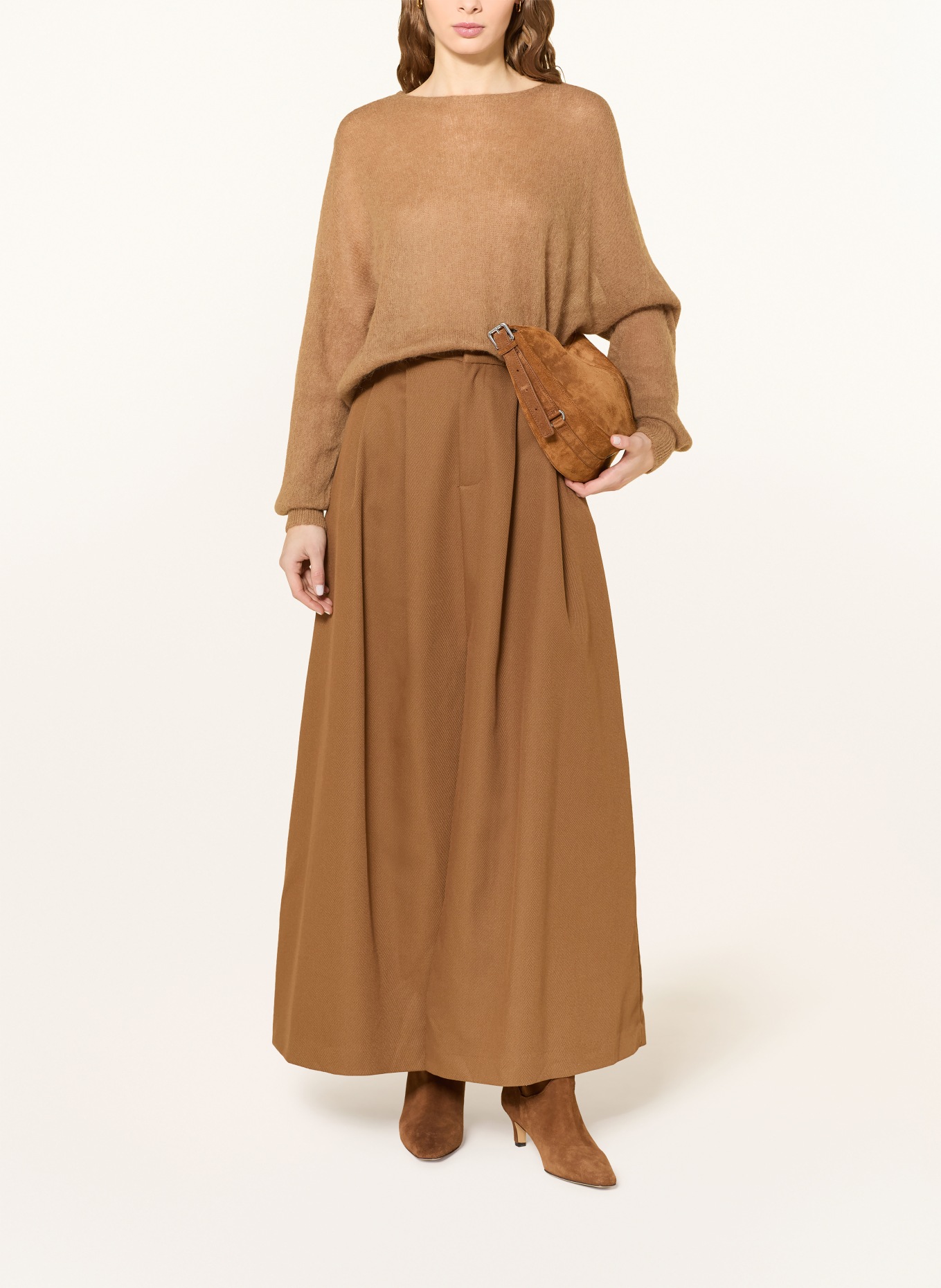 Rich & Royal Pullover mit Alpaka: COGNAC