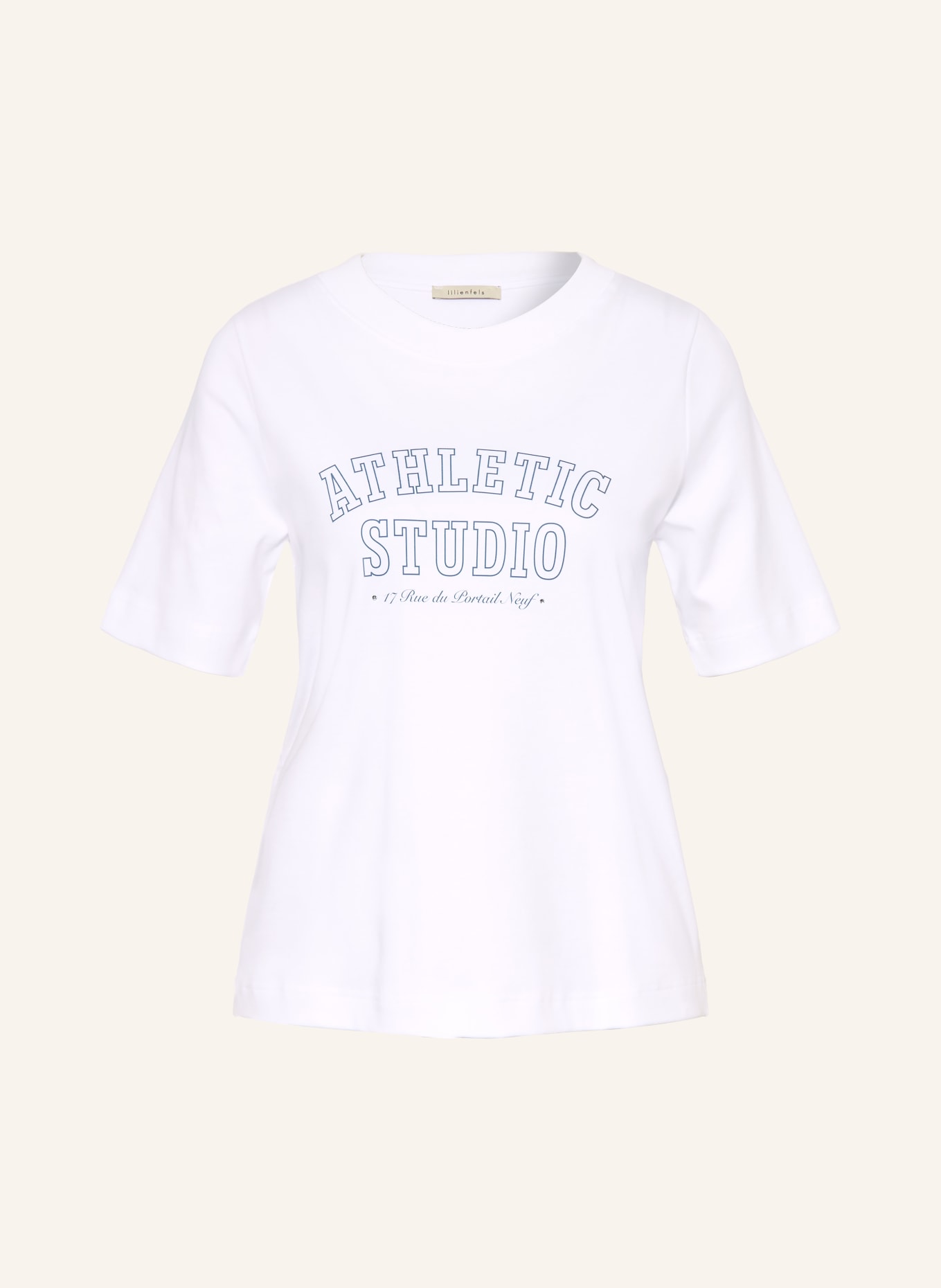 lilienfels Tričko s ozdobnými kameny: BÍLÁ