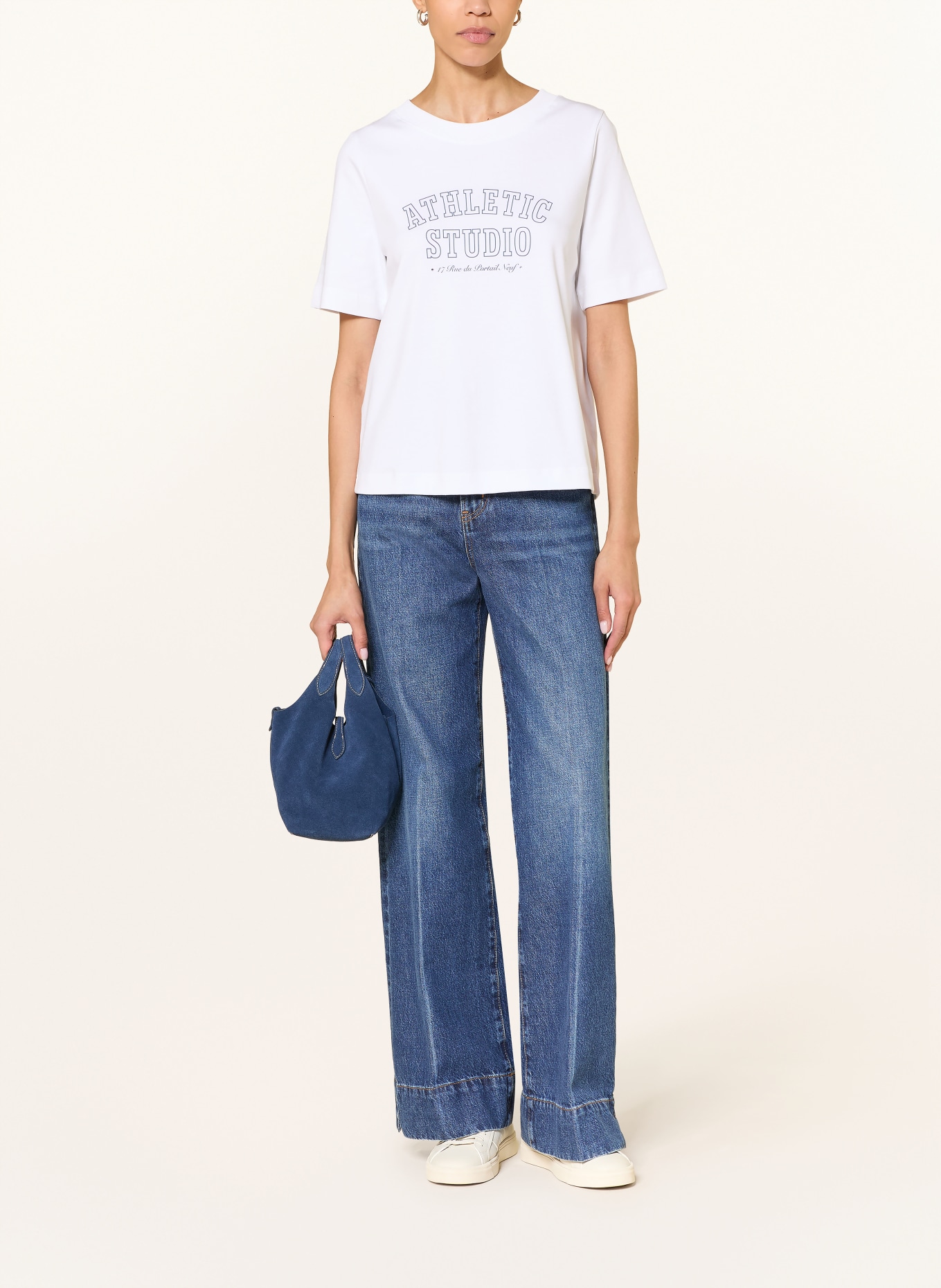 lilienfels Tričko s ozdobnými kameny: BÍLÁ