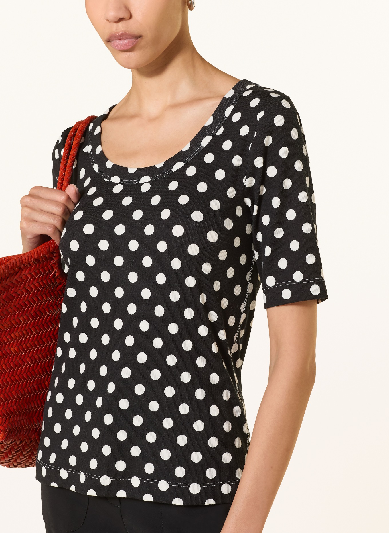 lilienfels tričko: ČERNÁ / BÍLÁ