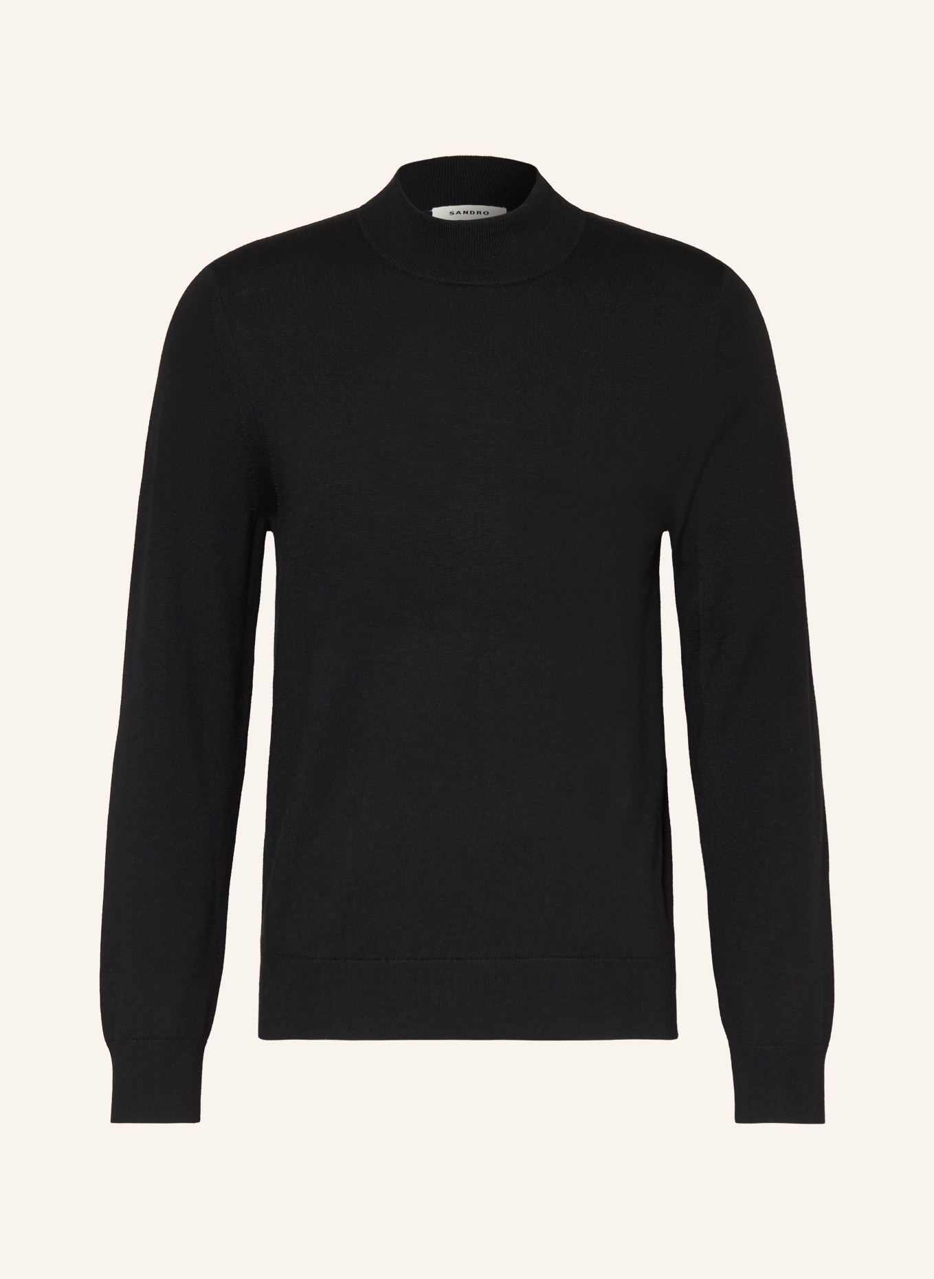 SANDRO Pullover: SCHWARZ