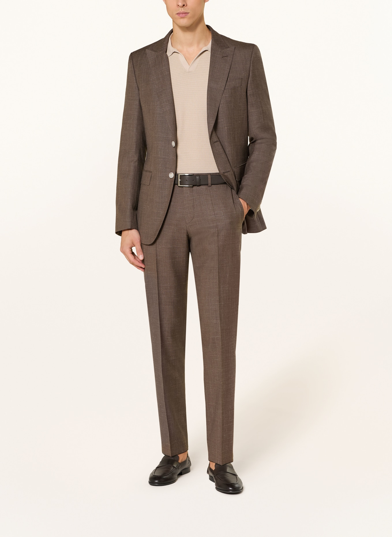 BOSS Anzughose GENIUS Extra Slim Fit: 207 DARK BROWN