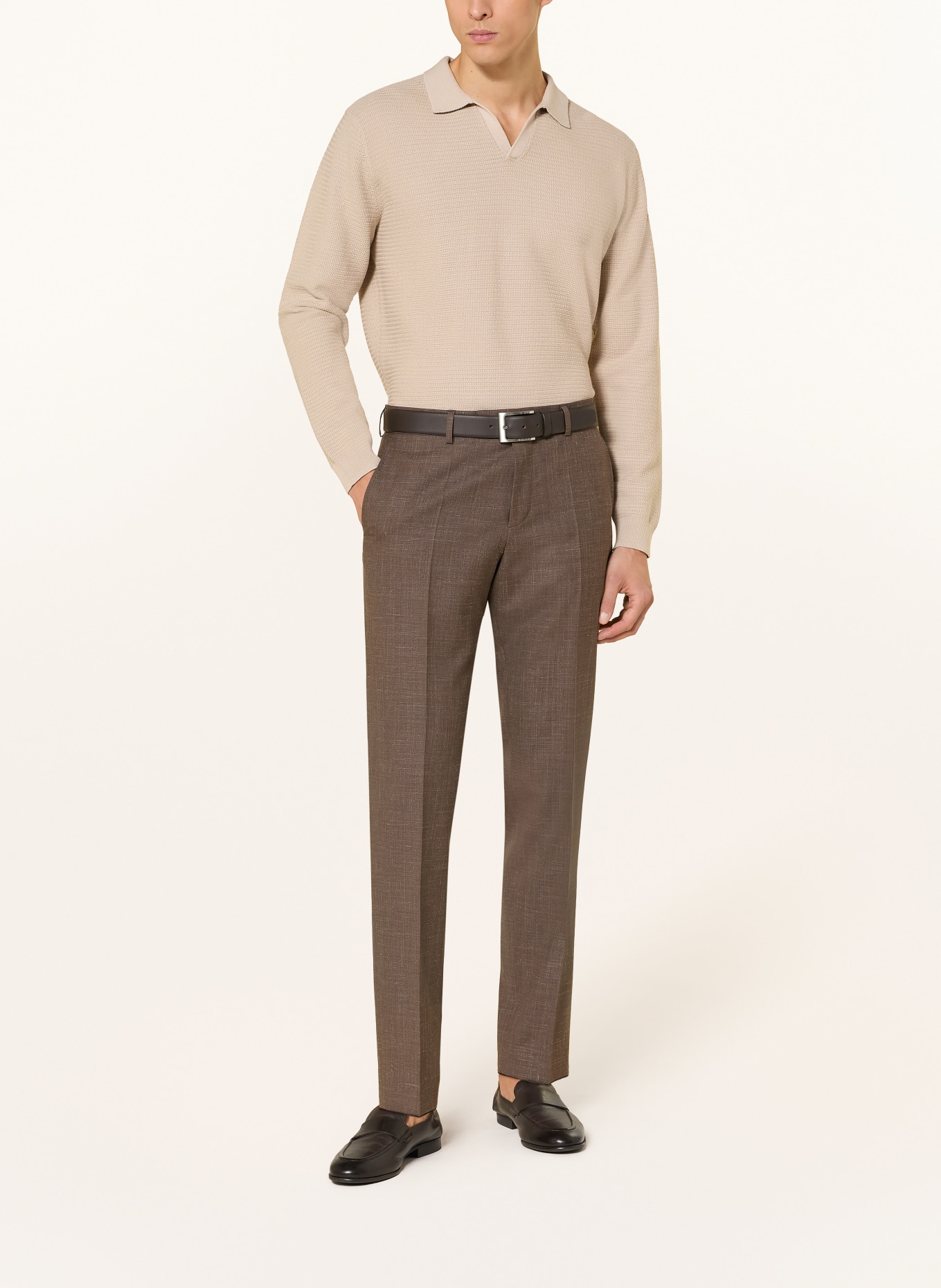 BOSS Anzughose GENIUS Extra Slim Fit: 207 DARK BROWN