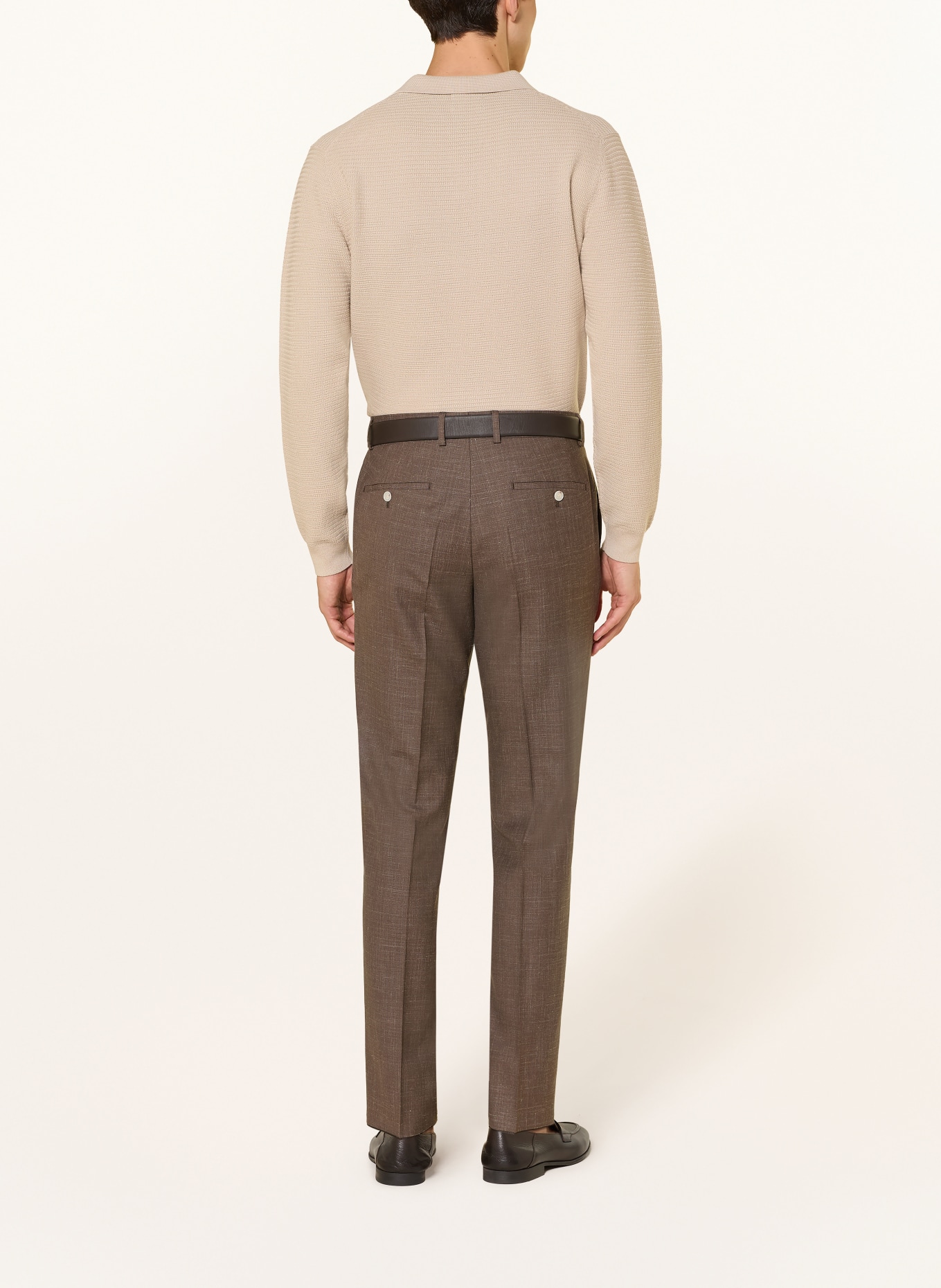 BOSS Anzughose GENIUS Extra Slim Fit: 207 DARK BROWN