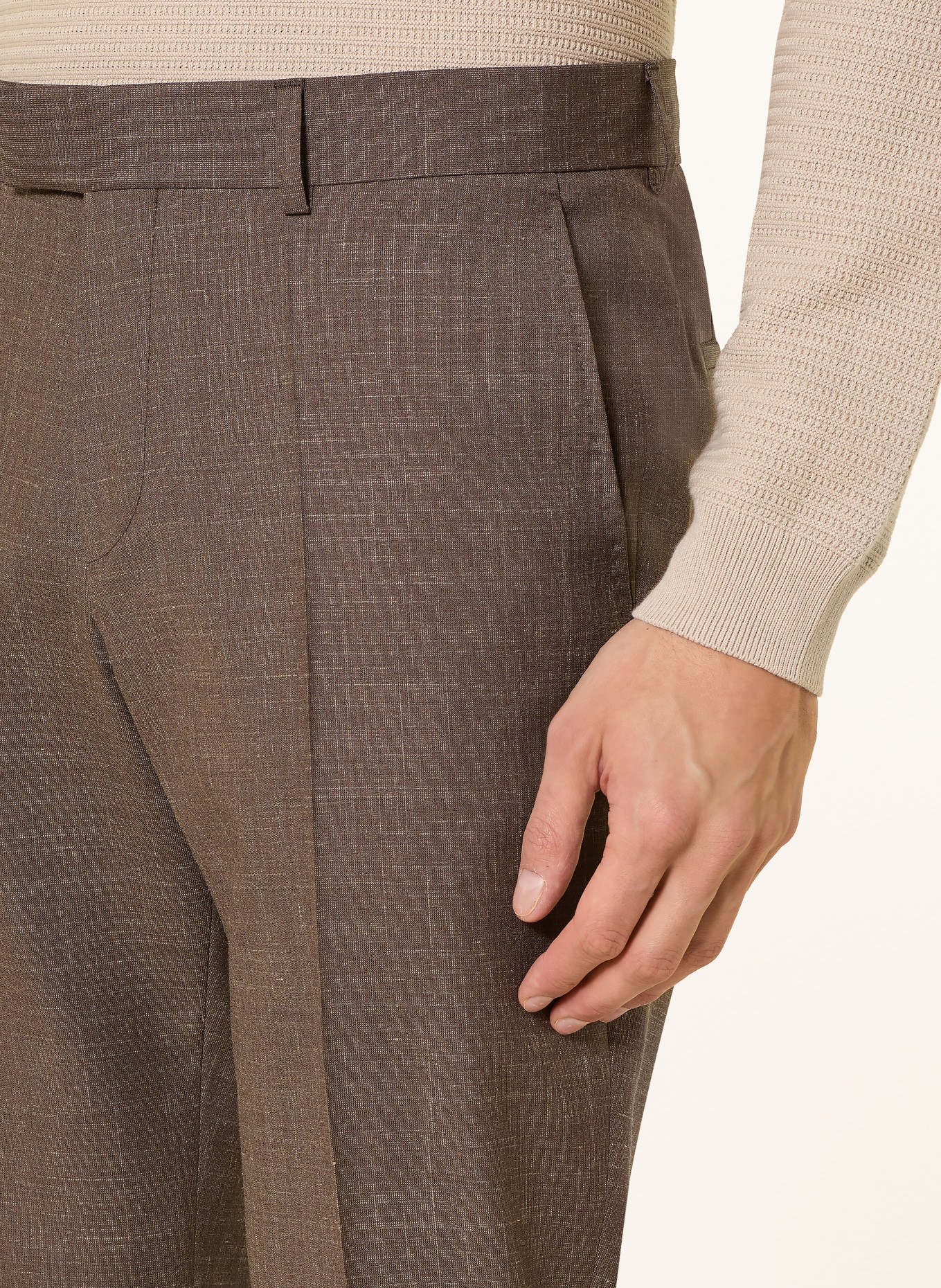 BOSS Anzughose GENIUS Extra Slim Fit: 207 DARK BROWN