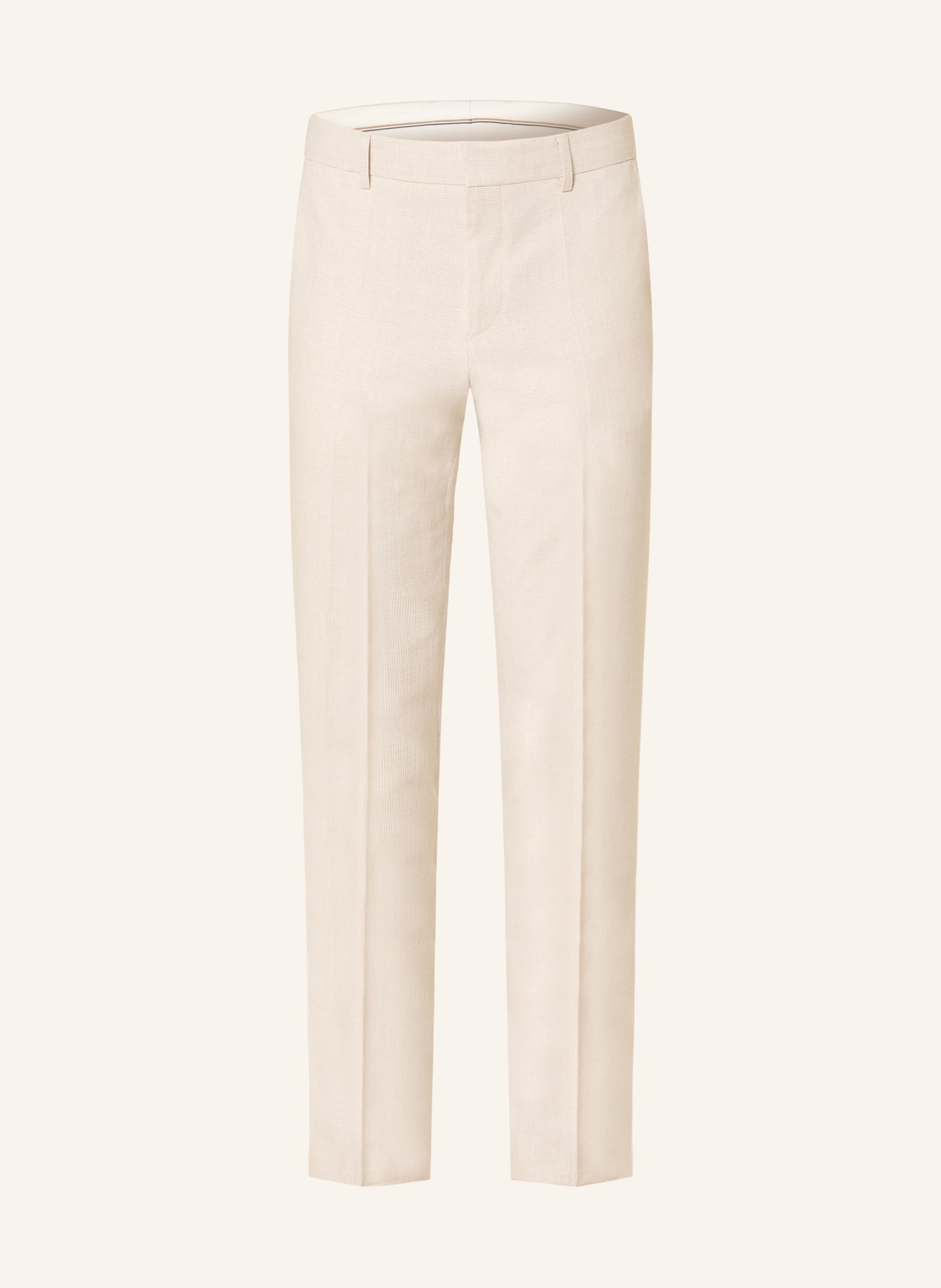 BOSS Oblekové kalhoty GENIUS Slim Fit: 286 OPEN BEIGE