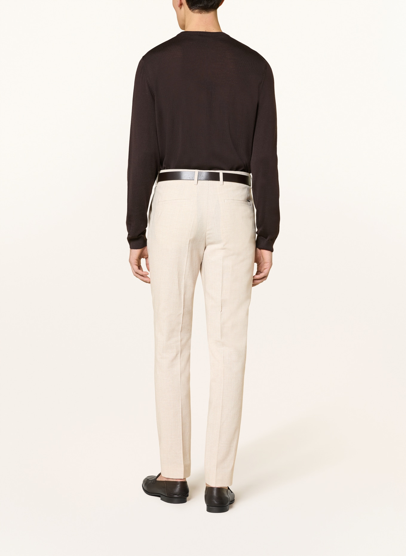 BOSS Oblekové kalhoty GENIUS Slim Fit: 286 OPEN BEIGE