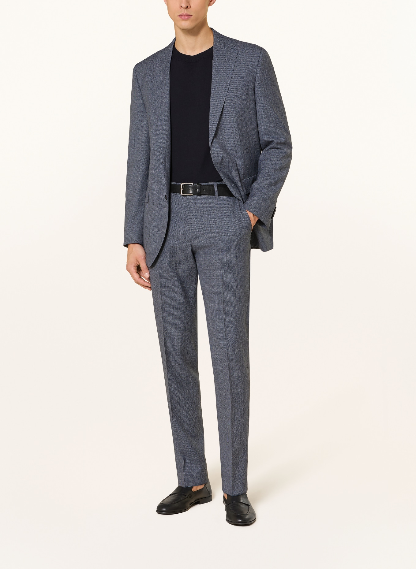 BOSS Anzughose LENON Regular Fit: 466 OPEN BLUE