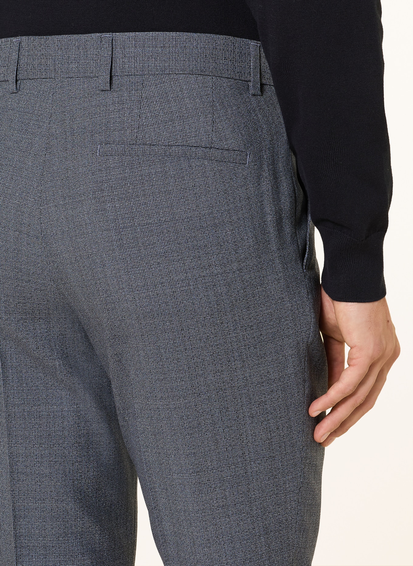 BOSS Anzughose LENON Regular Fit: 466 OPEN BLUE