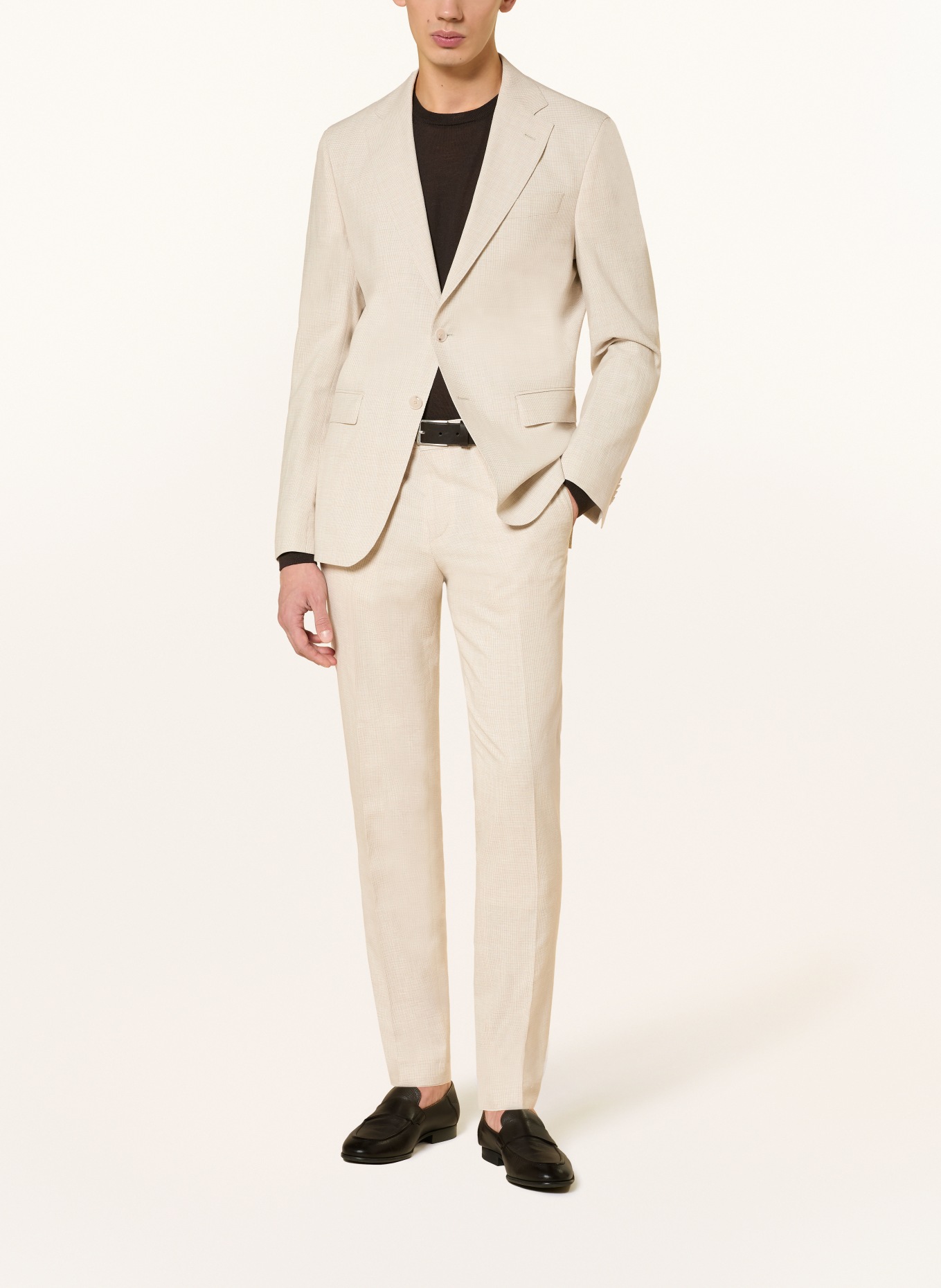 BOSS Anzugsakko HUTSON Regular Fit: 286 OPEN BEIGE