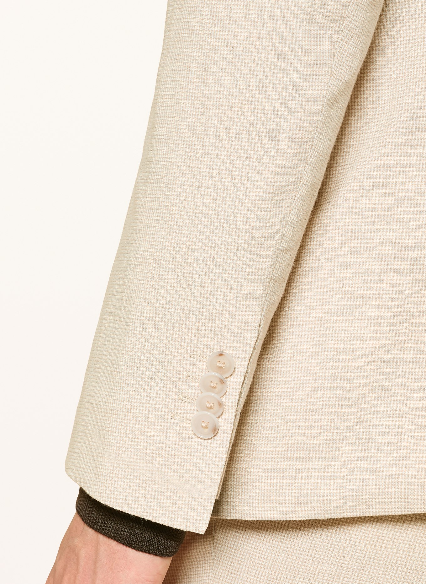 BOSS Anzugsakko HUTSON Regular Fit: 286 OPEN BEIGE