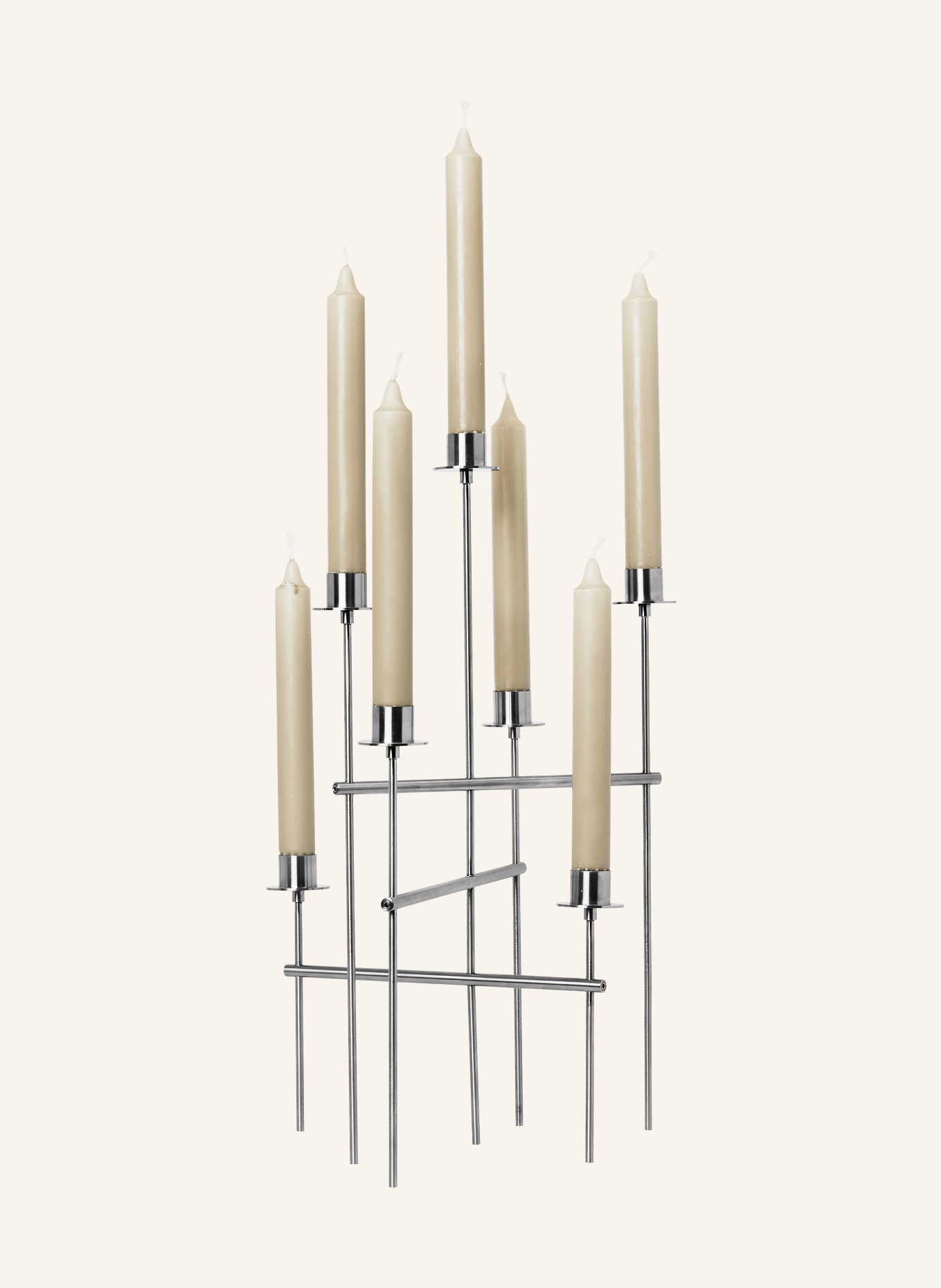 Ferm LIVING Kerzenhalter ELYSIA: SILBER