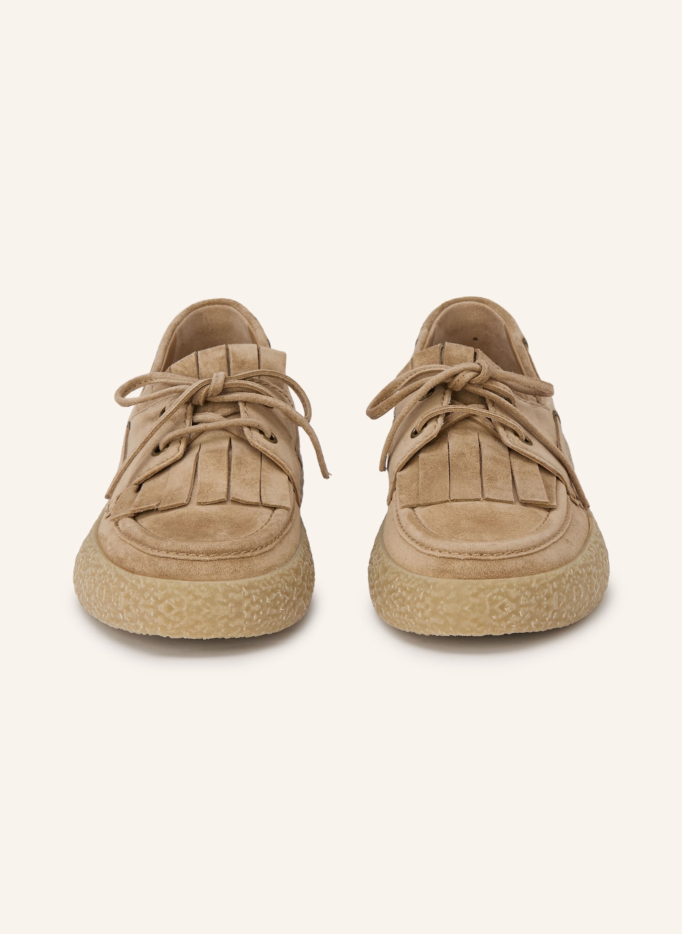 KENNEL & SCHMENGER PIT boat shoes: TAUPE