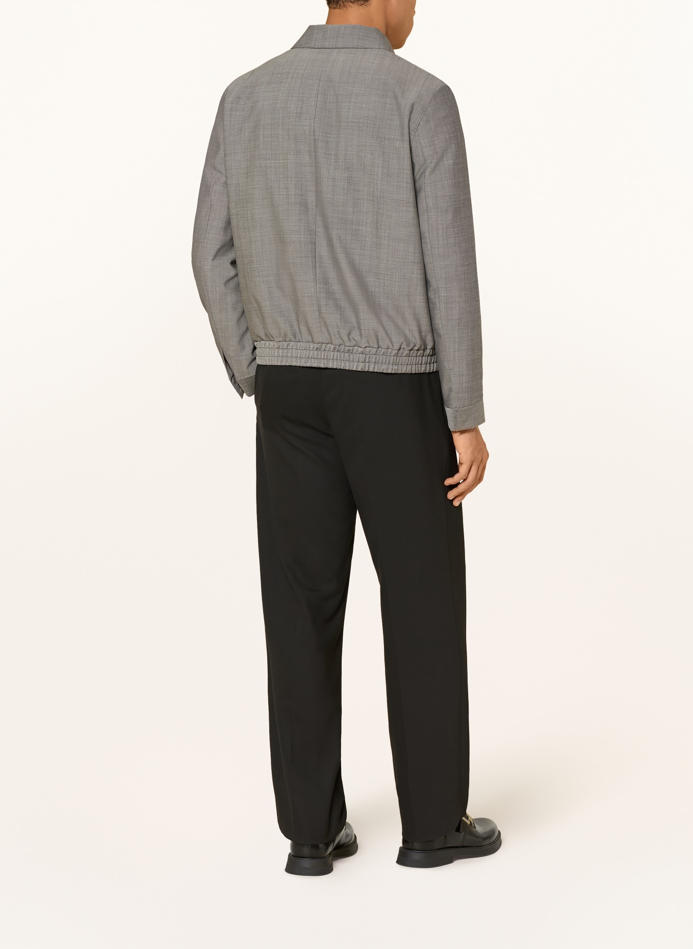 HUGO HELLYS jacket: DARK GRAY