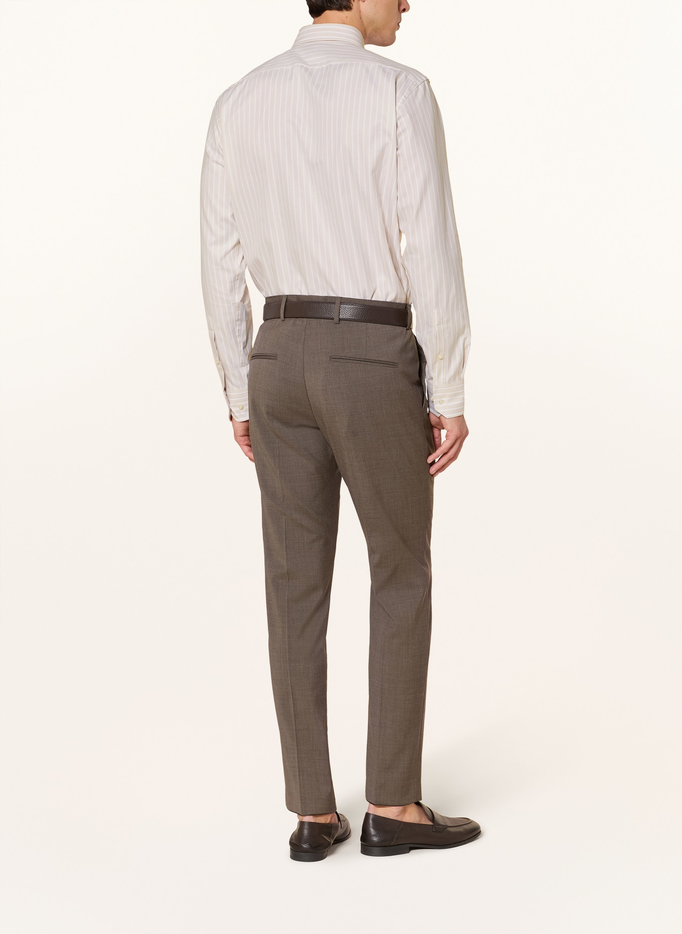 BOSS Hemd JOE Regular Fit: BEIGE / WEISS