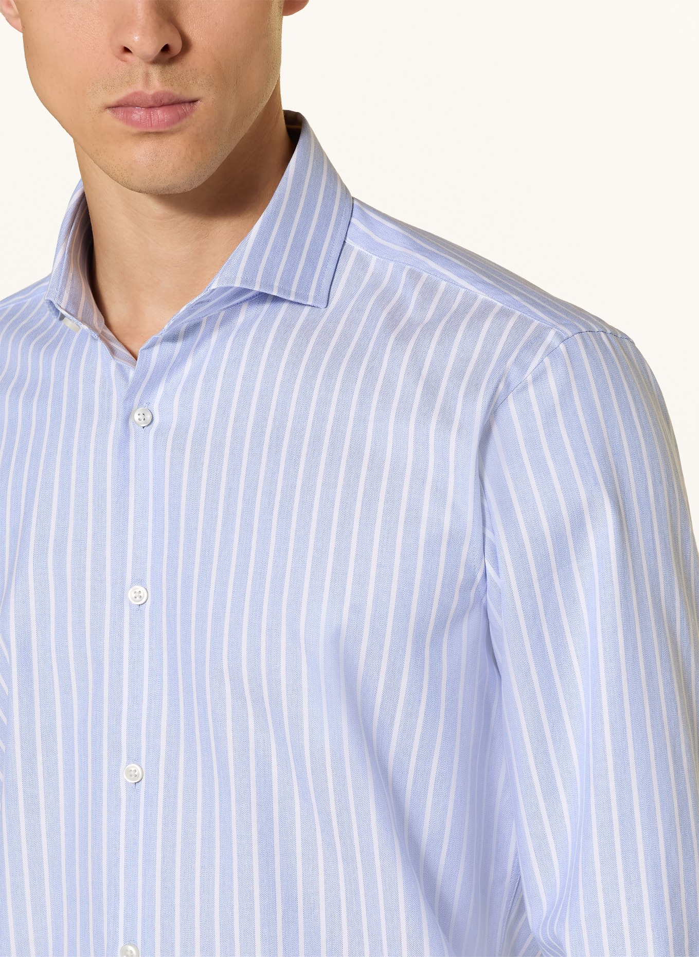 BOSS Hemd JOE Regular Fit: HELLBLAU / WEISS