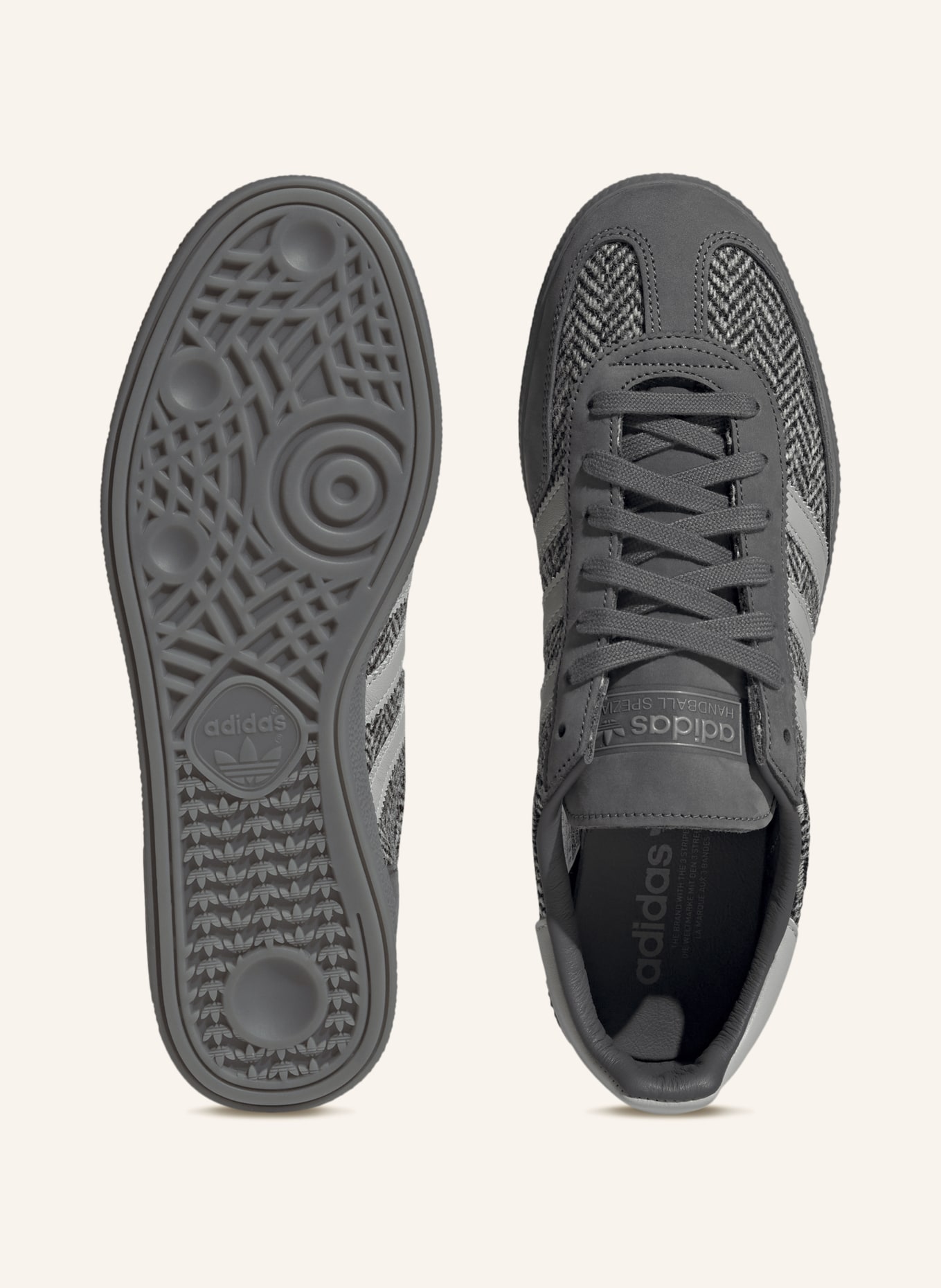 adidas Originals Sneaker HANDBALL SPEZIAL: DUNKELGRAU / HELLGRAU / SCHWARZ