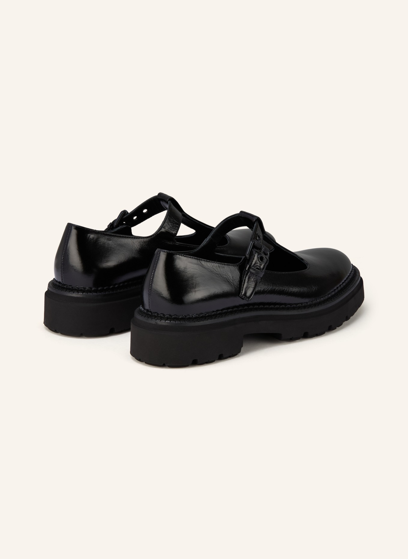 KENNEL & SCHMENGER Plateau-Loafer JACY: SCHWARZ