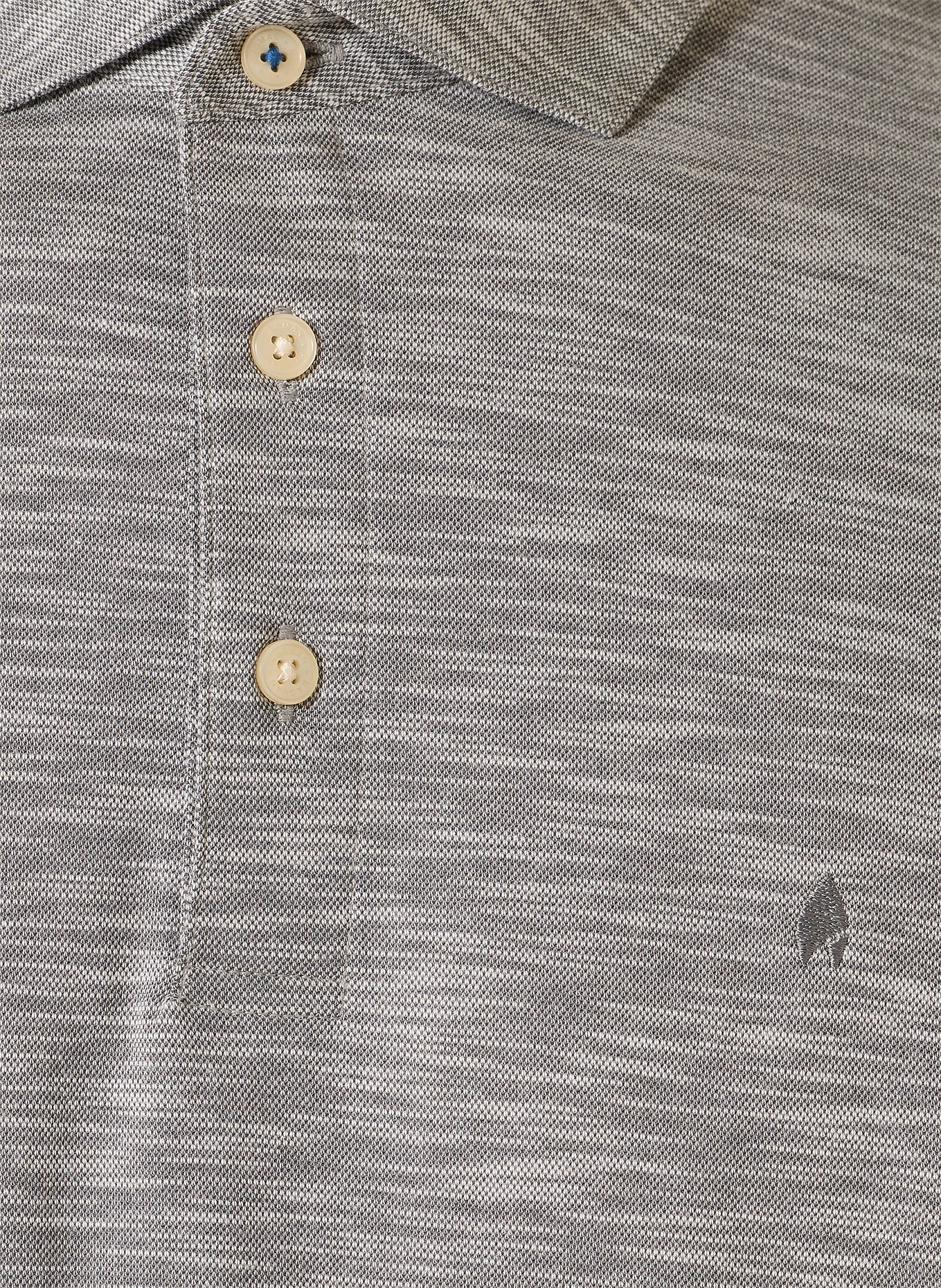RAGMAN jersey polo shirt: GRAY