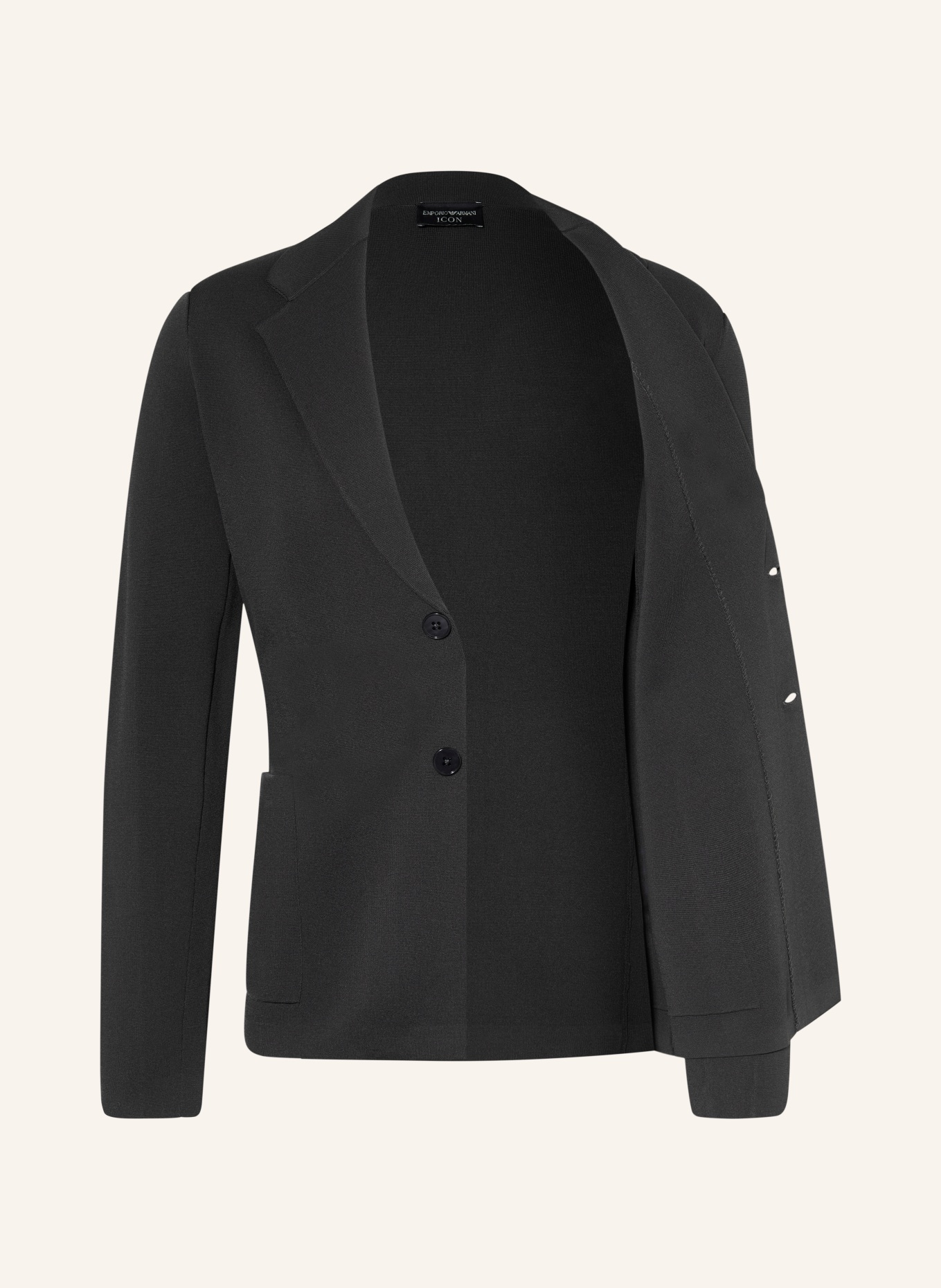 EMPORIO ARMANI Sakko Regular Fit: SCHWARZ