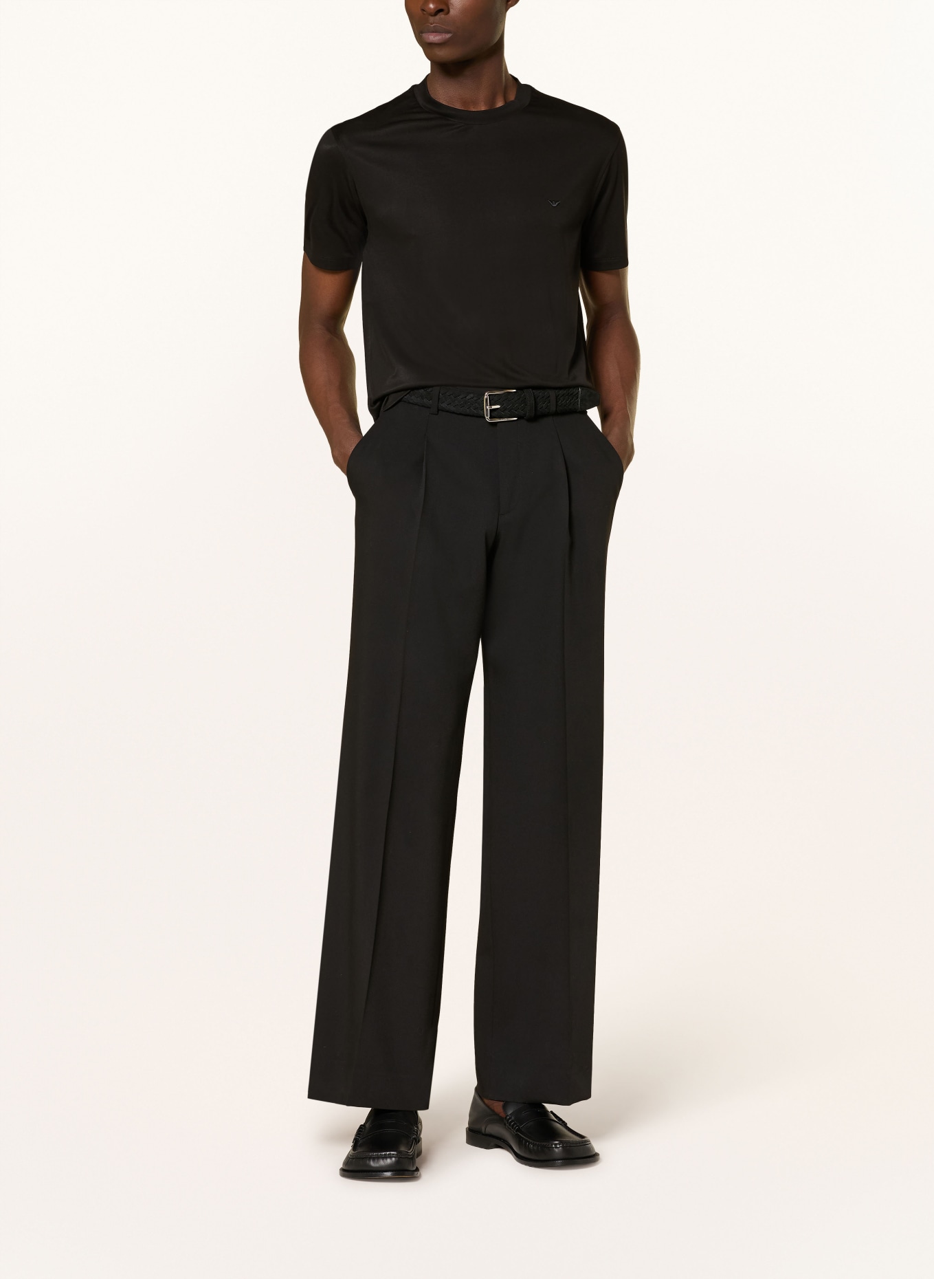 EMPORIO ARMANI tričko: ČERNÁ