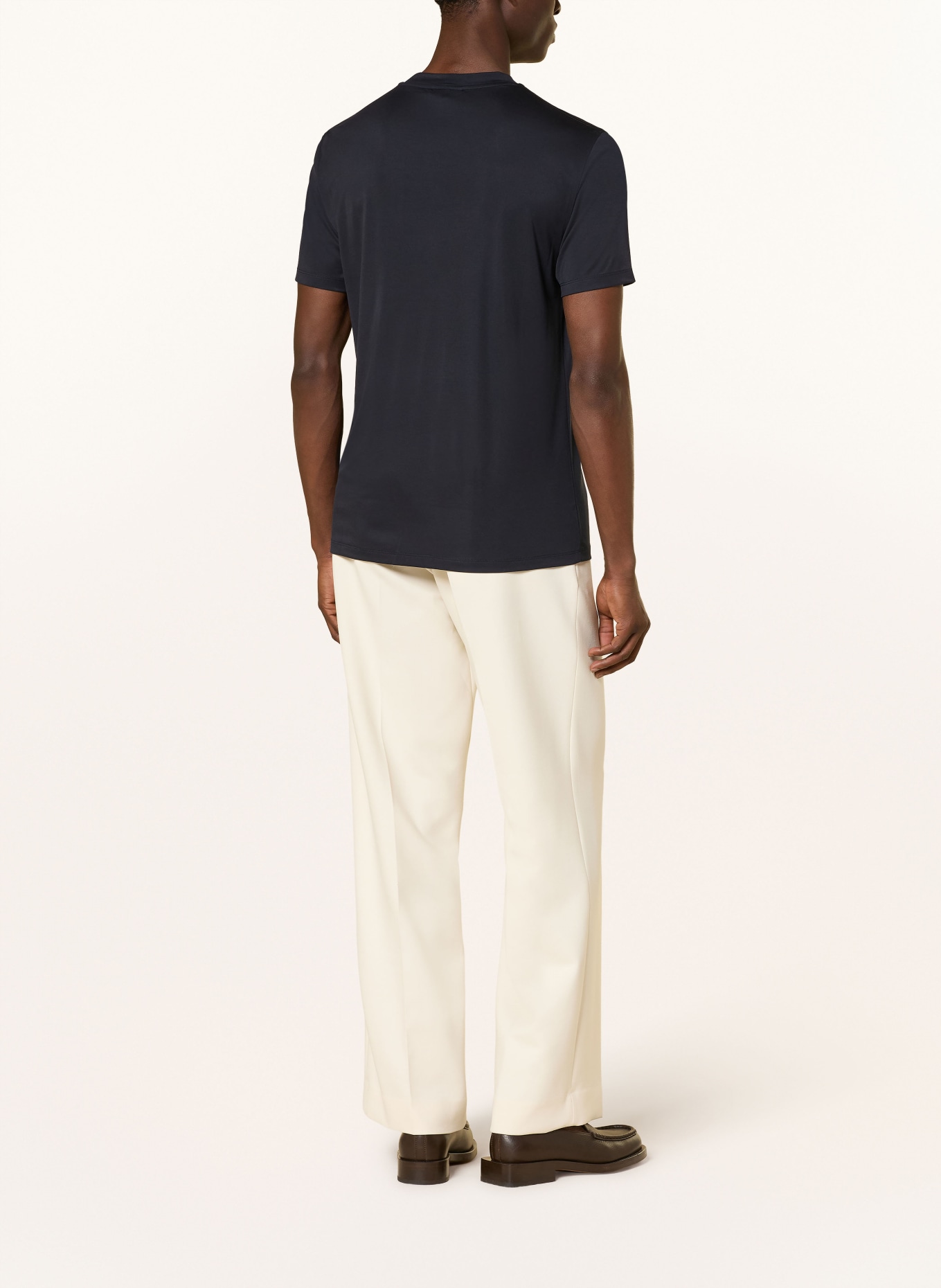 EMPORIO ARMANI tričko: TMAVĚ MODRÁ