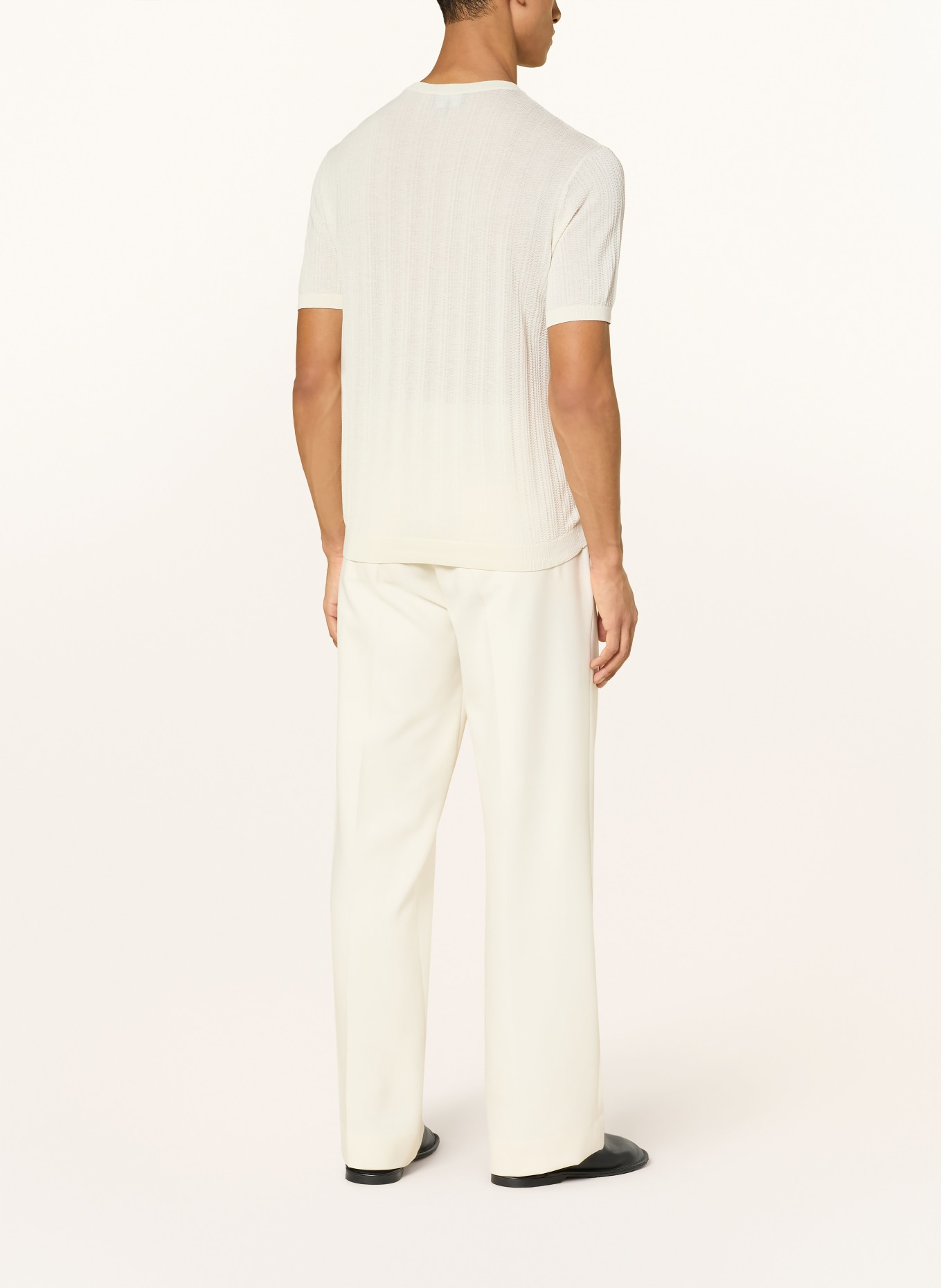 EMPORIO ARMANI Strickshirt: ECRU