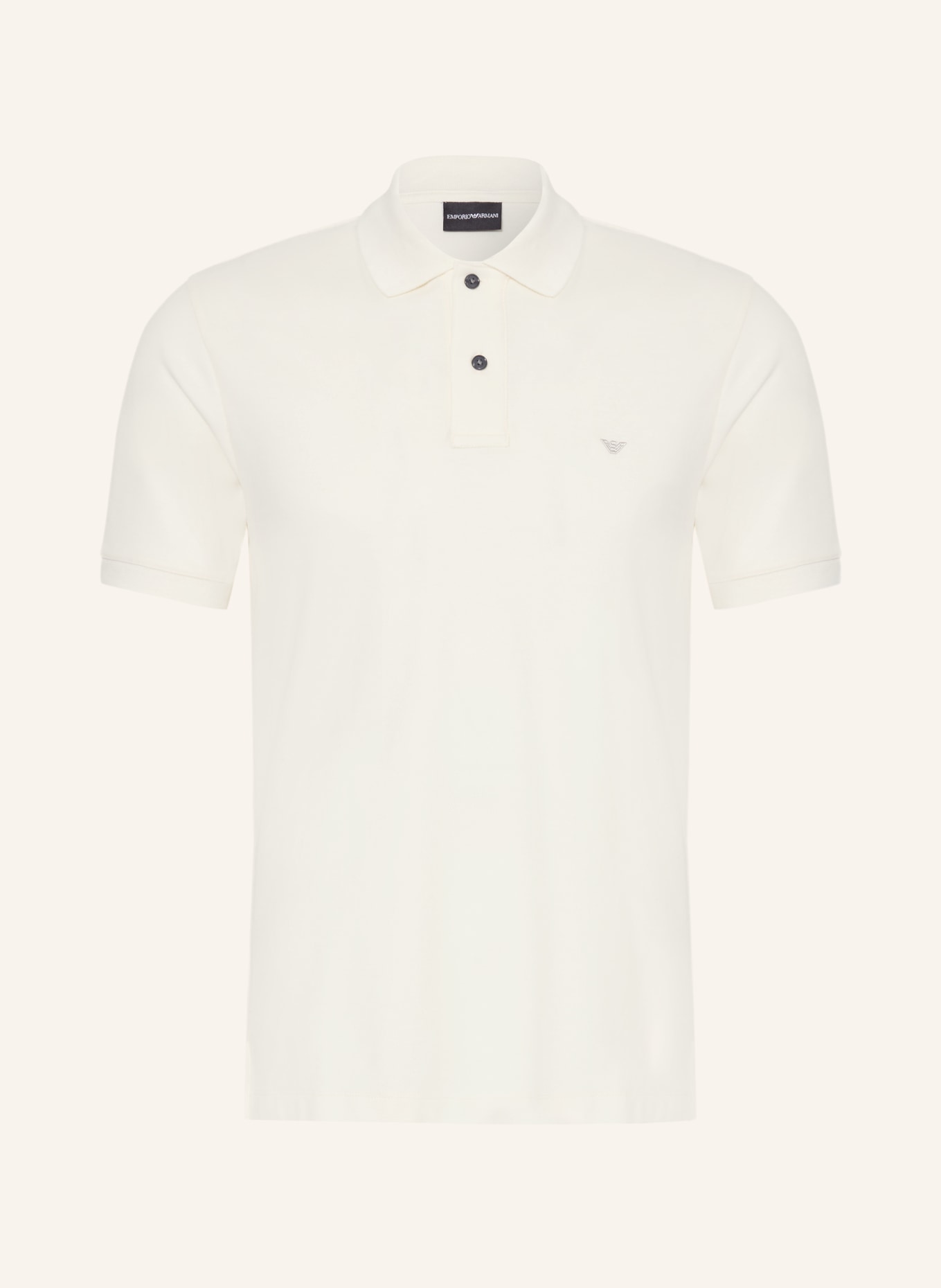 EMPORIO ARMANI Piqué-Poloshirt: ECRU