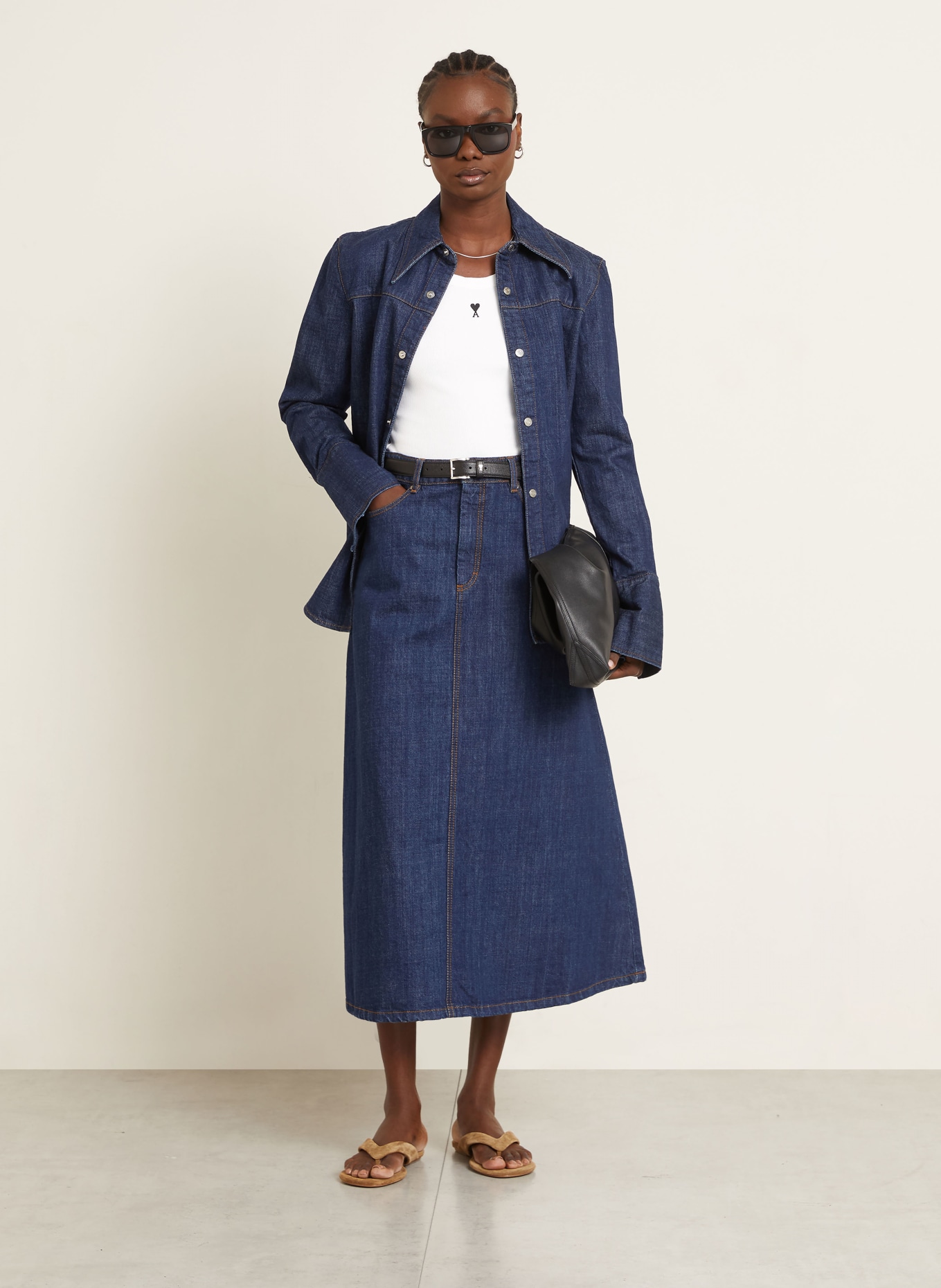 AMI PARIS Top: WEISS