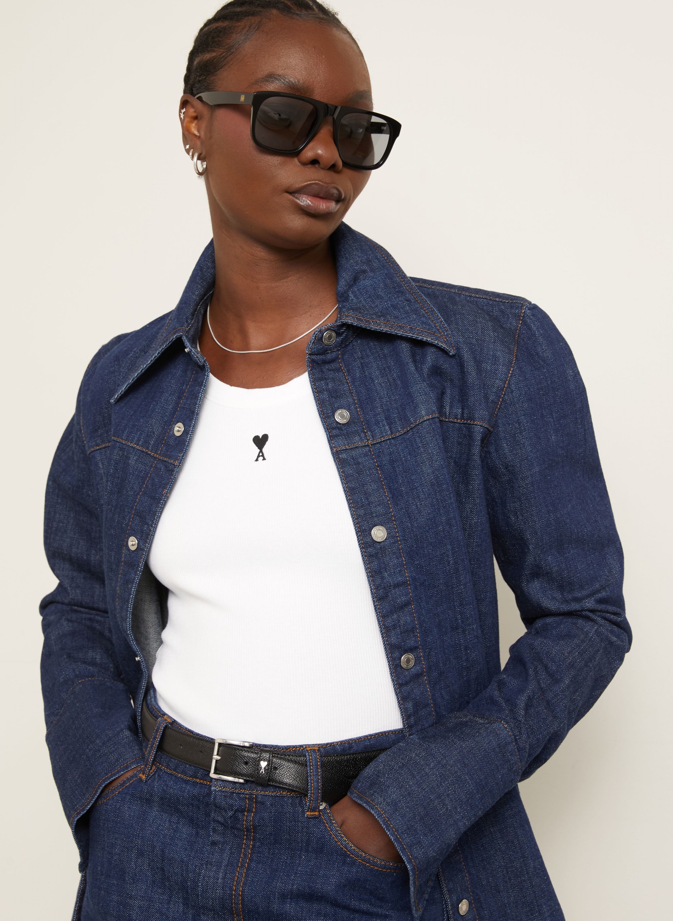 AMI PARIS Top: WEISS