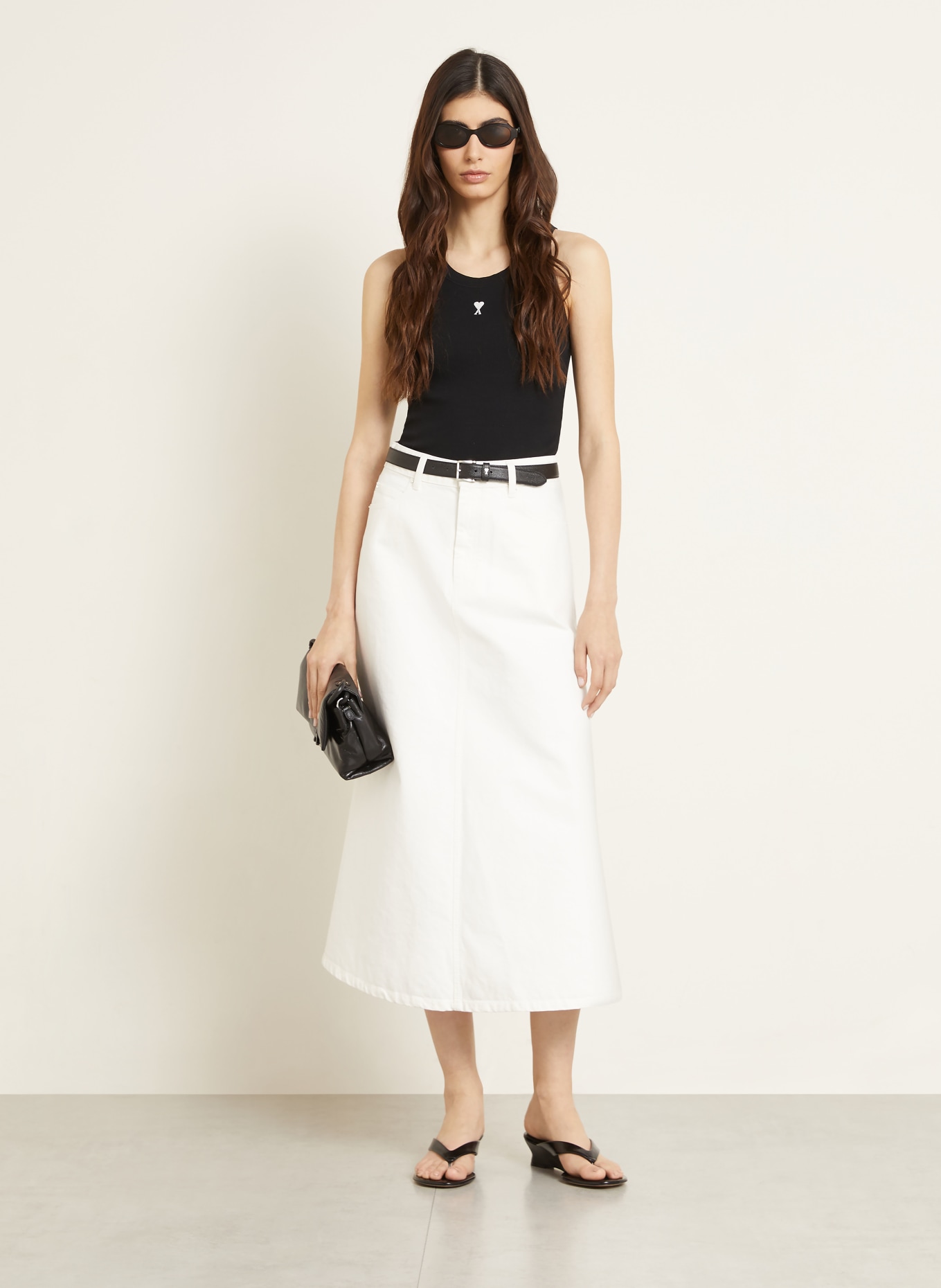 AMI PARIS Top: BLACK