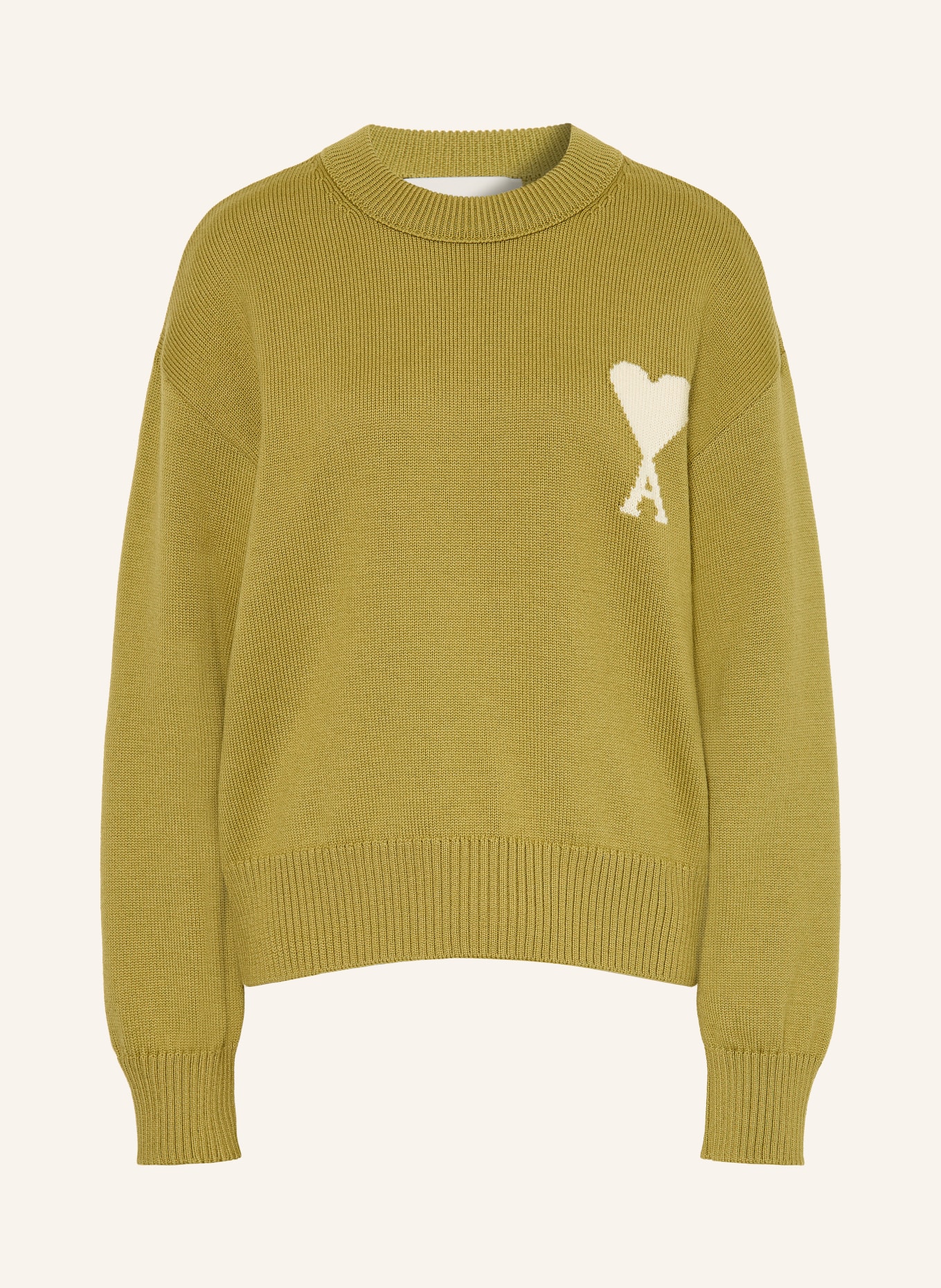 AMI PARIS sweter: JASNOZIELONY