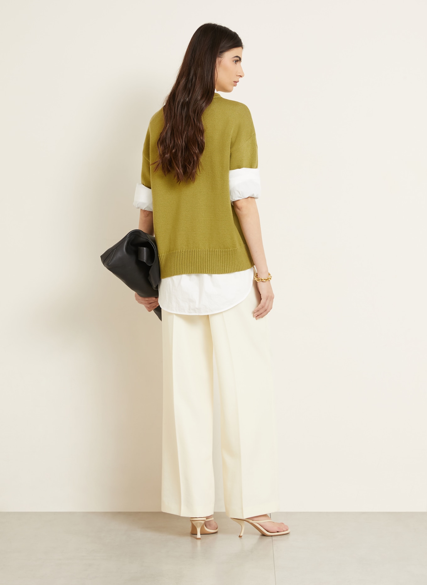 AMI PARIS sweter: JASNOZIELONY