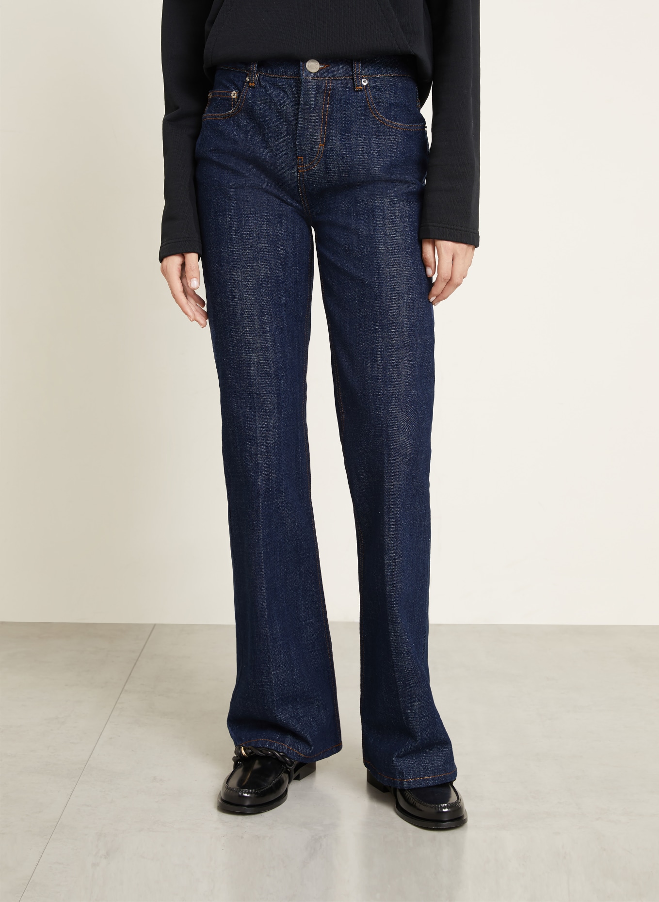 AMI PARIS Dżinsy bootcut: 402 INDIGO
