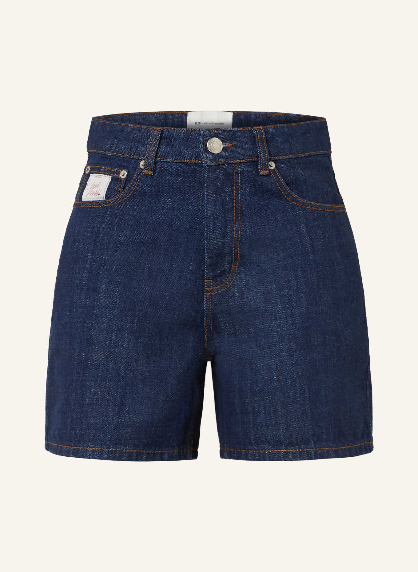 AMI PARIS short en jean: 402 INDIGO