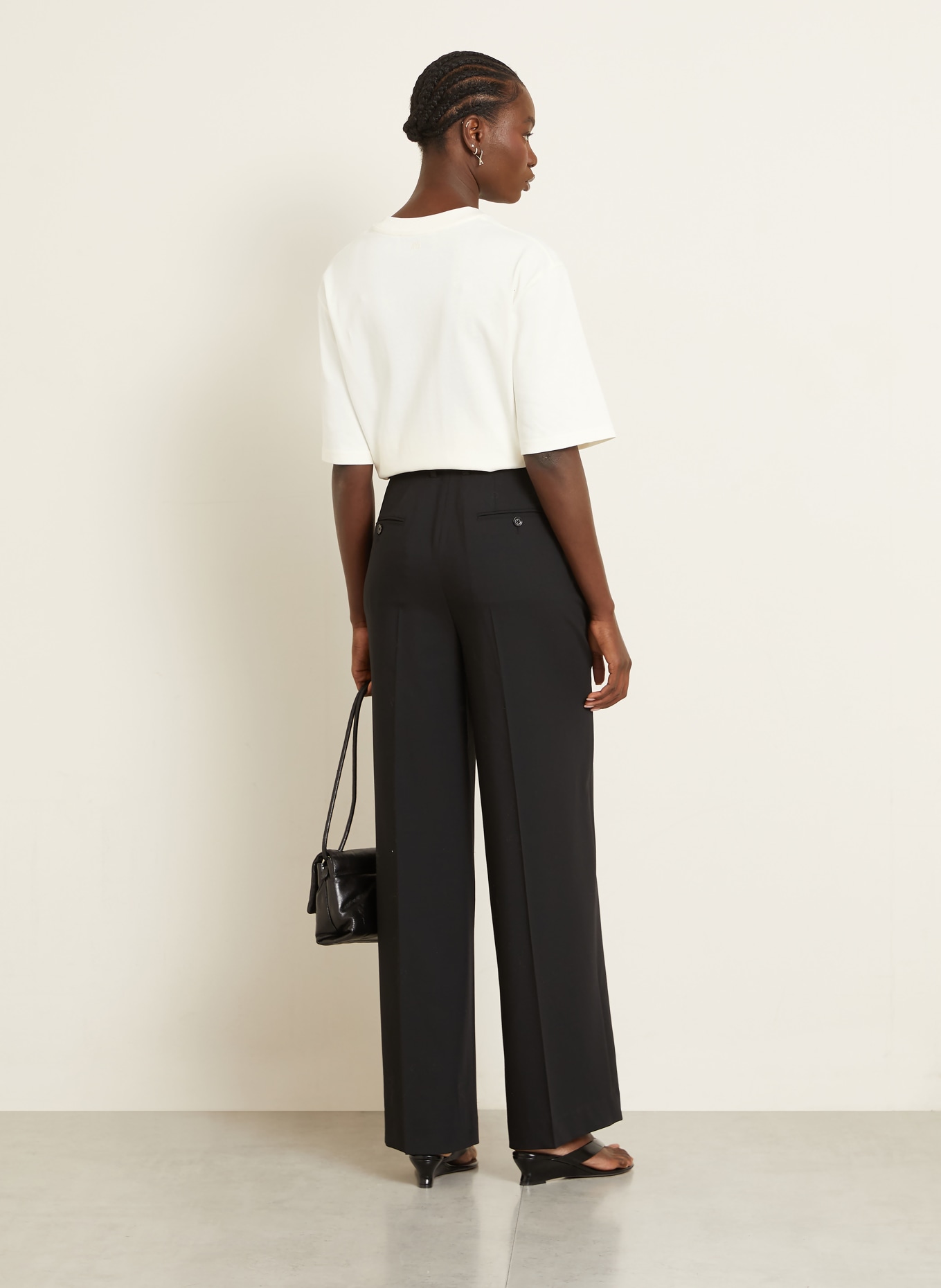 AMI PARIS T-Shirt: CREME