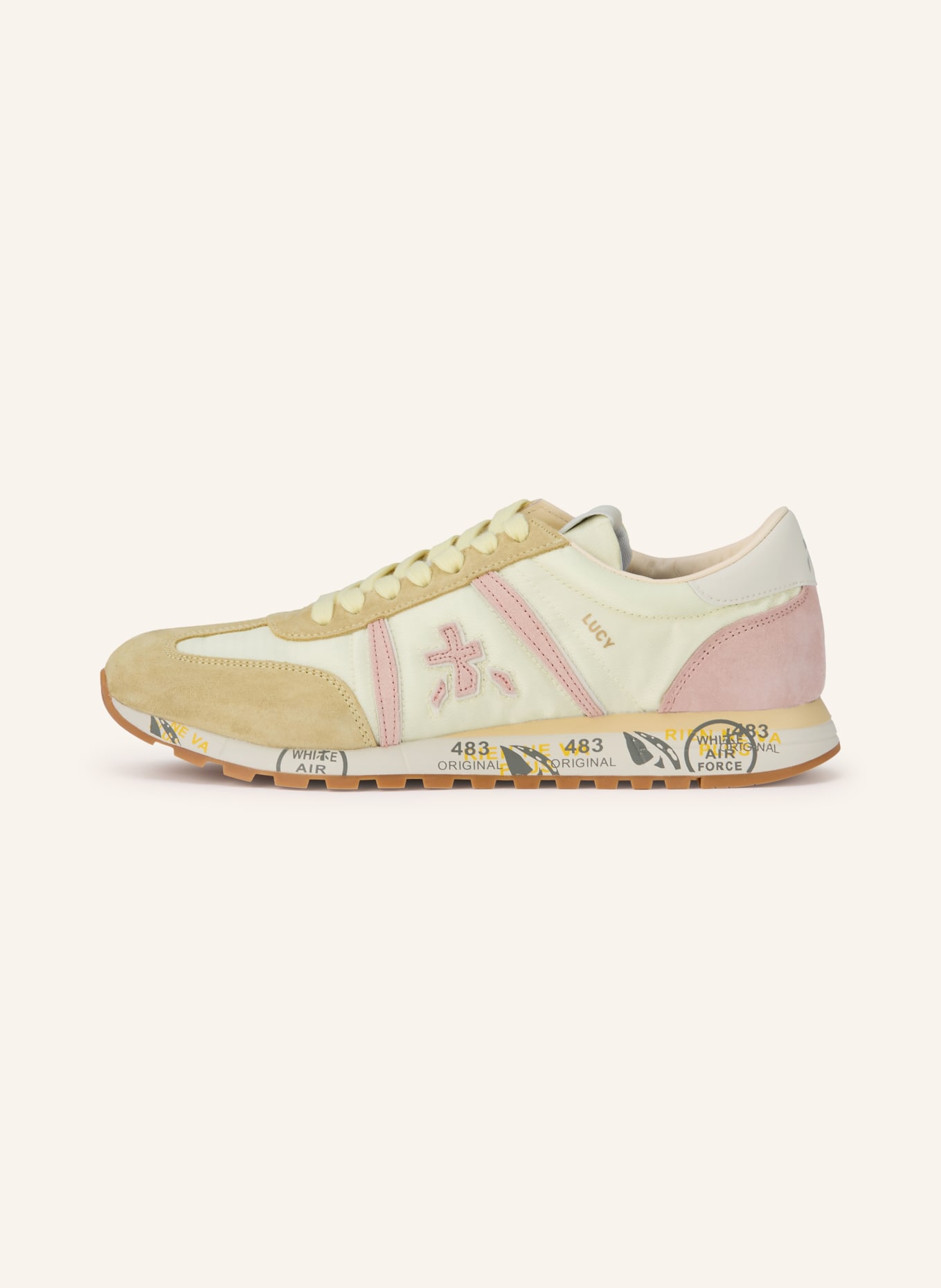 PREMIATA Sneaker LUCYD0.1: LIGHT GREEN / ROSE