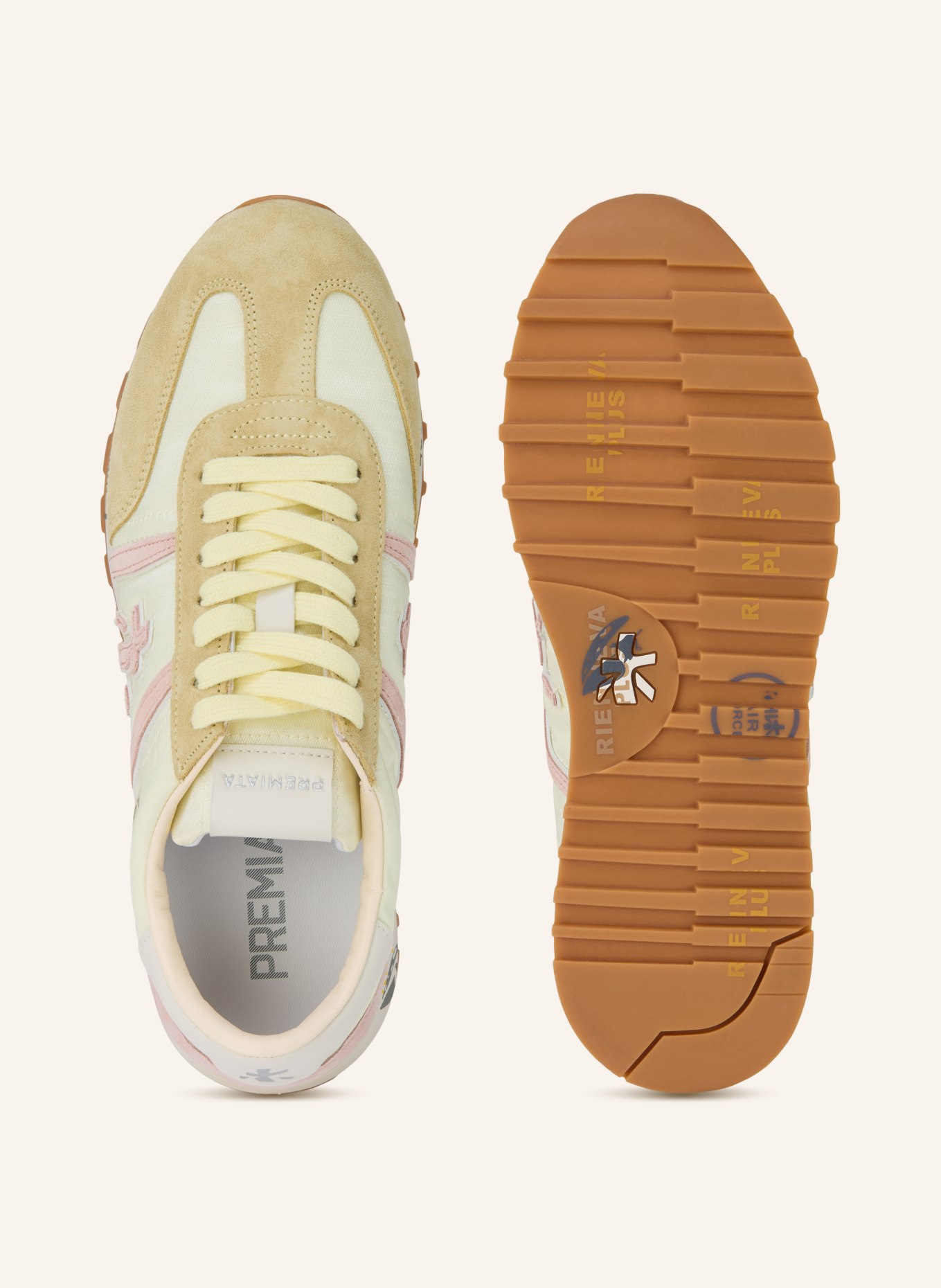 PREMIATA Sneaker LUCYD0.1: LIGHT GREEN / ROSE