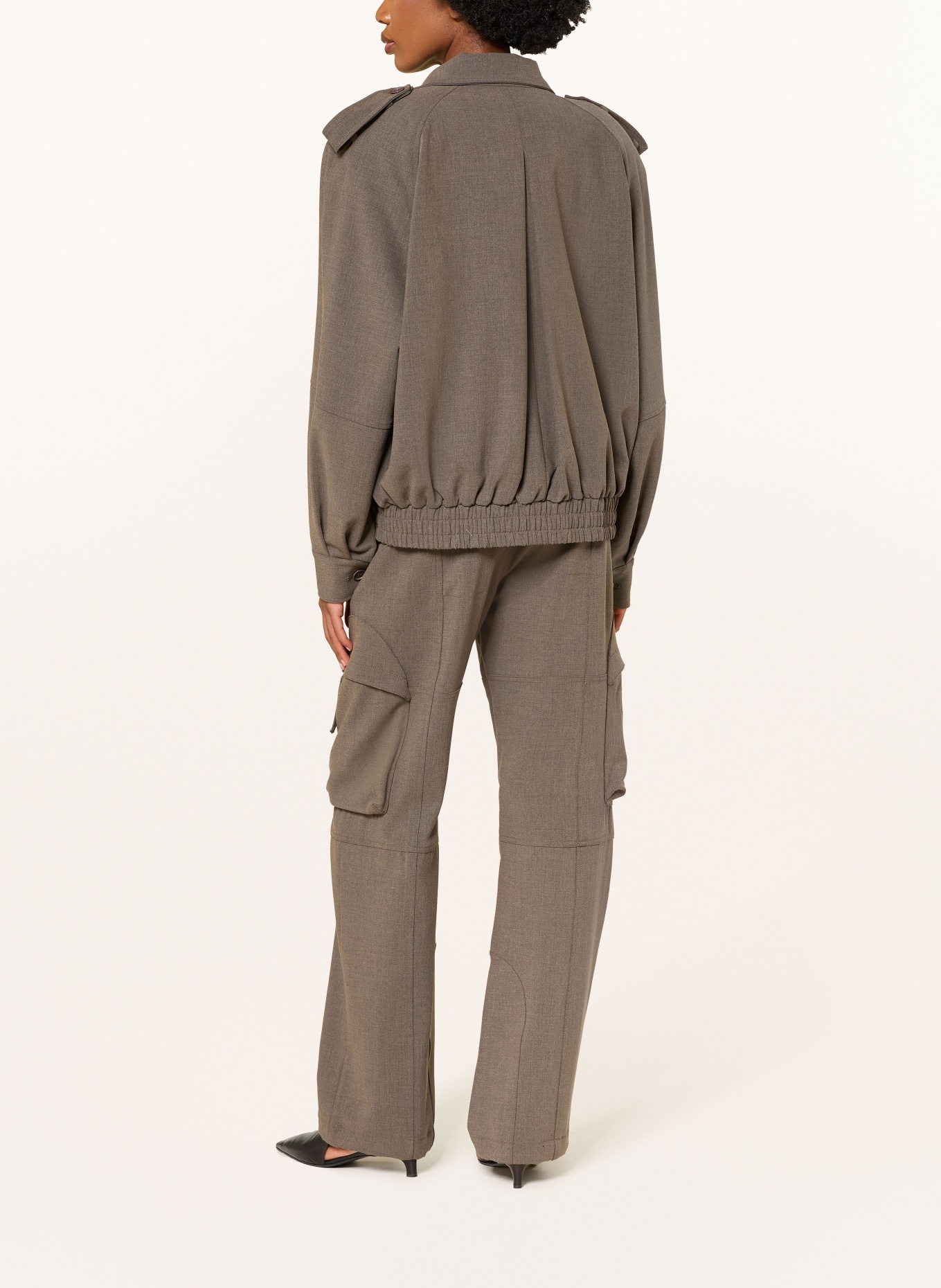 The Frankie Shop Kargo kalhoty KELLY: ŠEDÁ